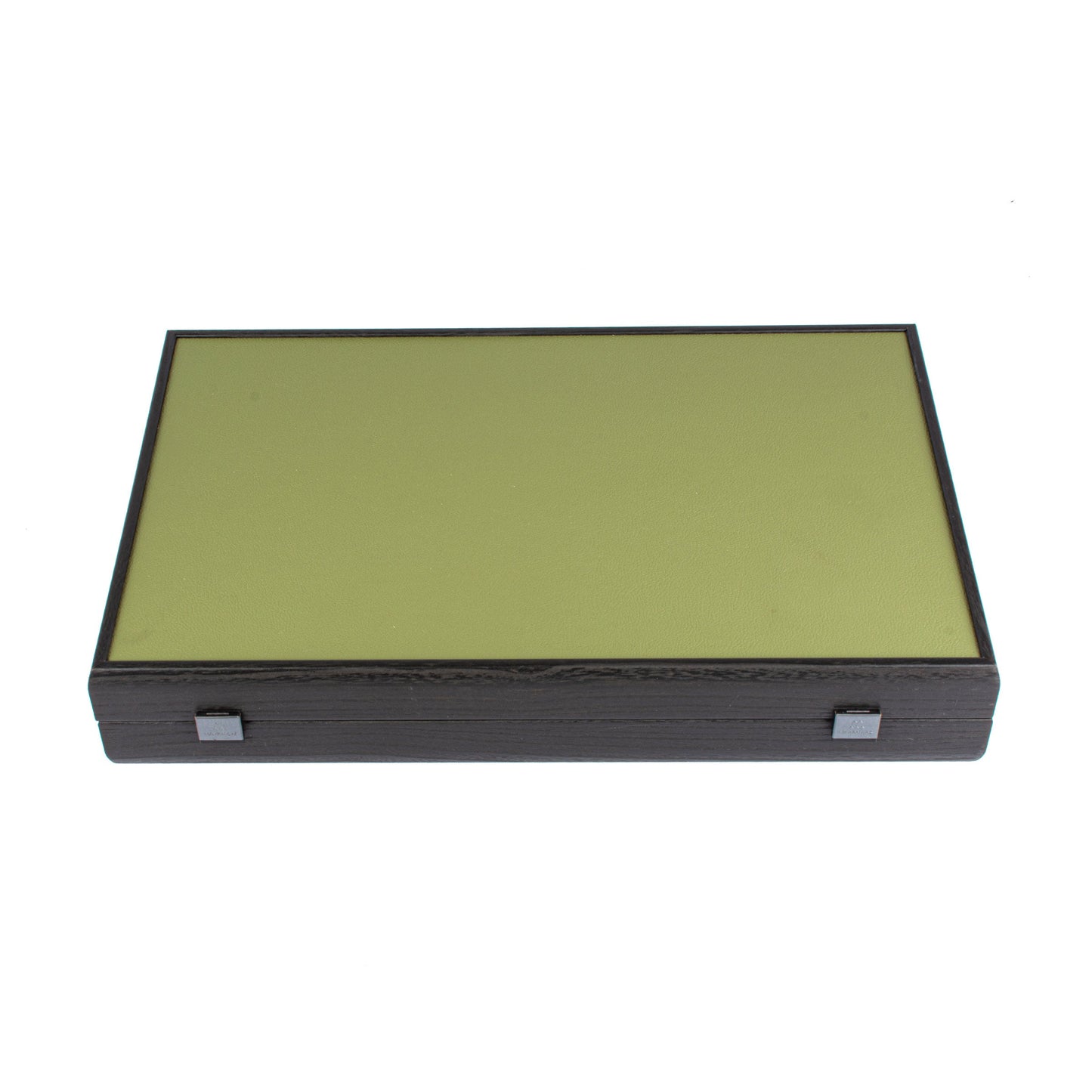 Premium Leatherette Olive Green Backgammon Set - Premium Backgammon from MANOPOULOS Chess & Backgammon - Just €215! Shop now at MANOPOULOS Chess & Backgammon