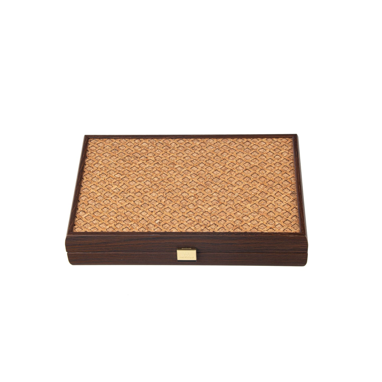 Premium Handcrafted Natural Cork Backgammon Set with Cube Design and Olive Wood Checkers - Premium Backgammon from MANOPOULOS Chess & Backgammon - Just €118.50! Shop now at MANOPOULOS Chess & Backgammon