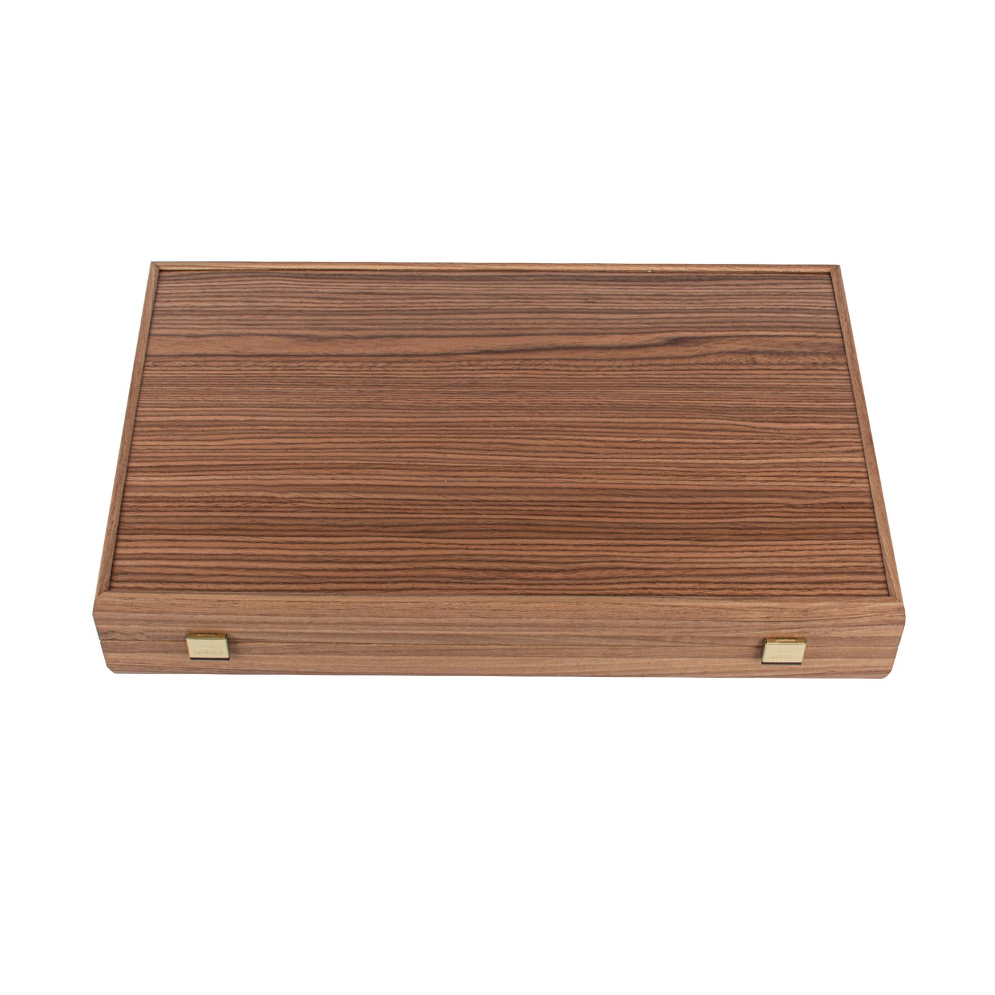 Handcrafted Oak/Blue & American Walnut Backgammon Set with Side Racks - Elegant Marquetry Design (Copy)