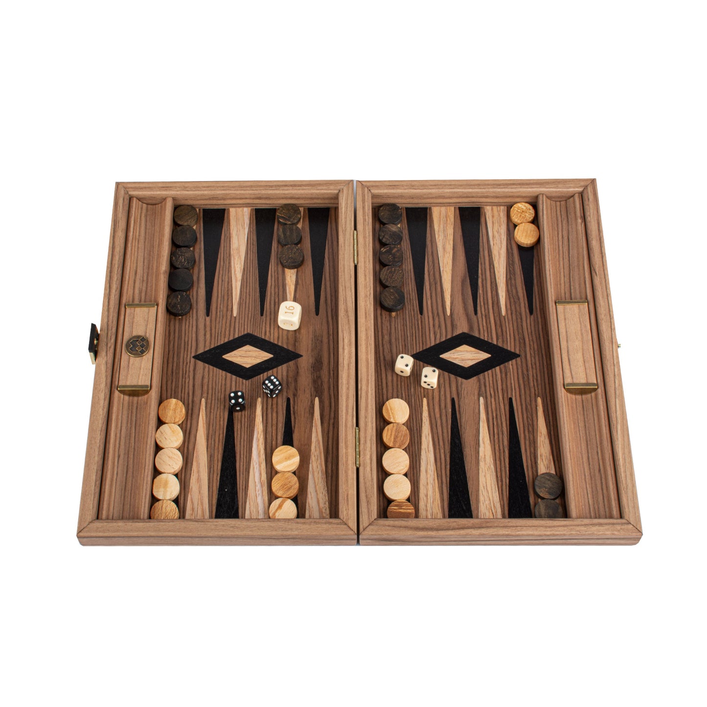 AMERICAN WALNUT Backgammon - Premium Backgammon from MANOPOULOS Chess & Backgammon - Just €118! Shop now at MANOPOULOS Chess & Backgammon