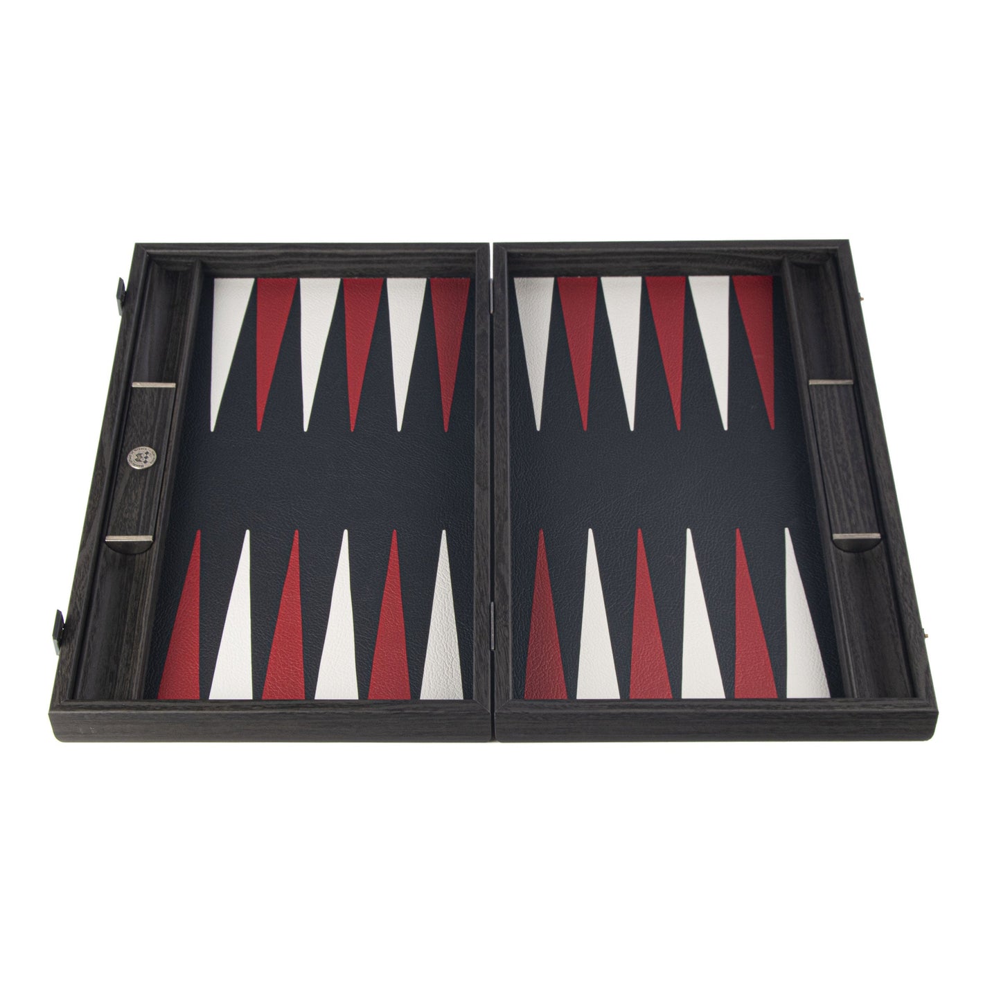 Premium Handcrafted Crocodile Tote in Dark Grey Leather Backgammon Set - Premium Backgammon from MANOPOULOS Chess & Backgammon - Just €519! Shop now at MANOPOULOS Chess & Backgammon