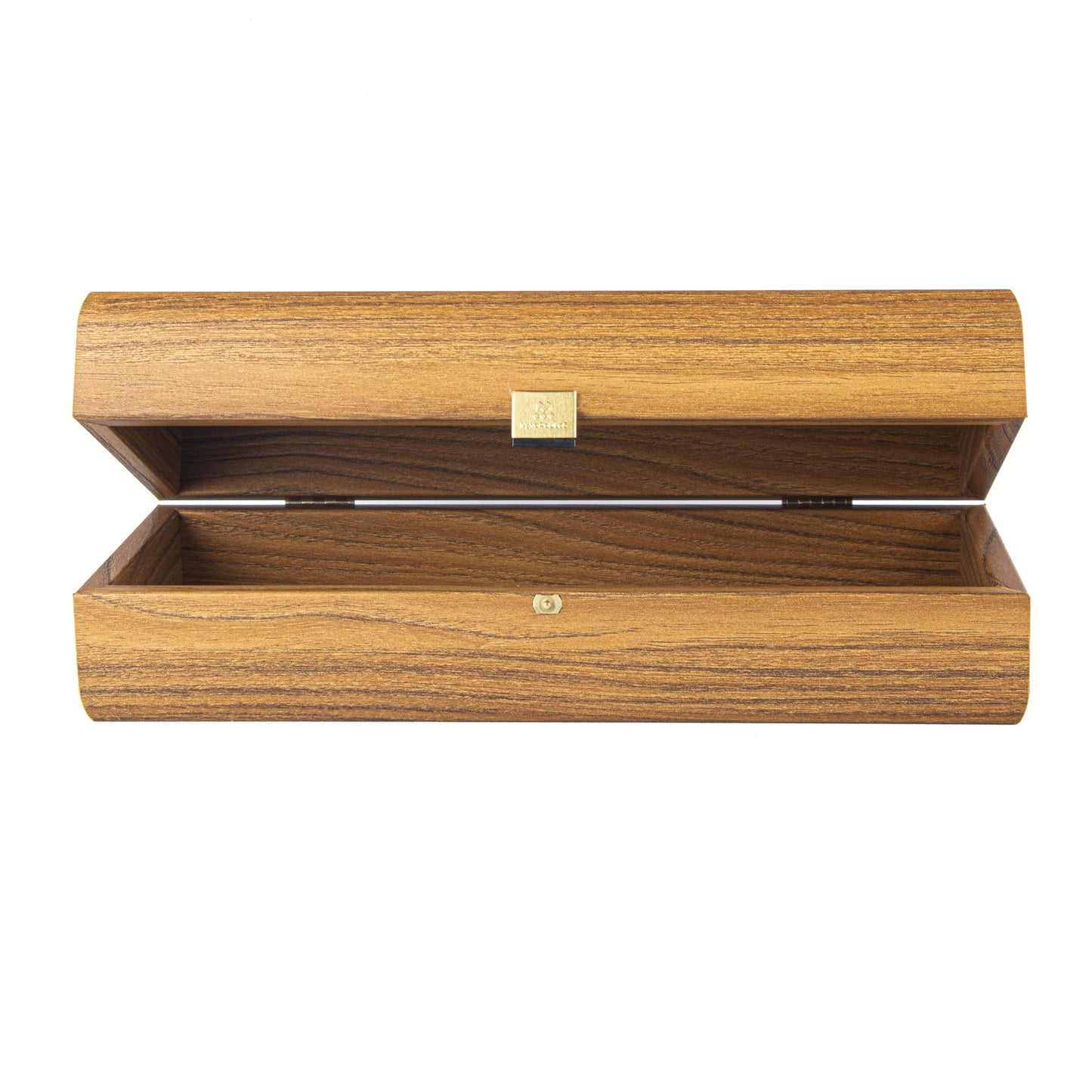 Luxury Walnut Wine Box with Leatherette Top - Premium Wine Storage - Premium Decorative Objects from MANOPOULOS Chess & Backgammon - Just €29! Shop now at MANOPOULOS Chess & Backgammon