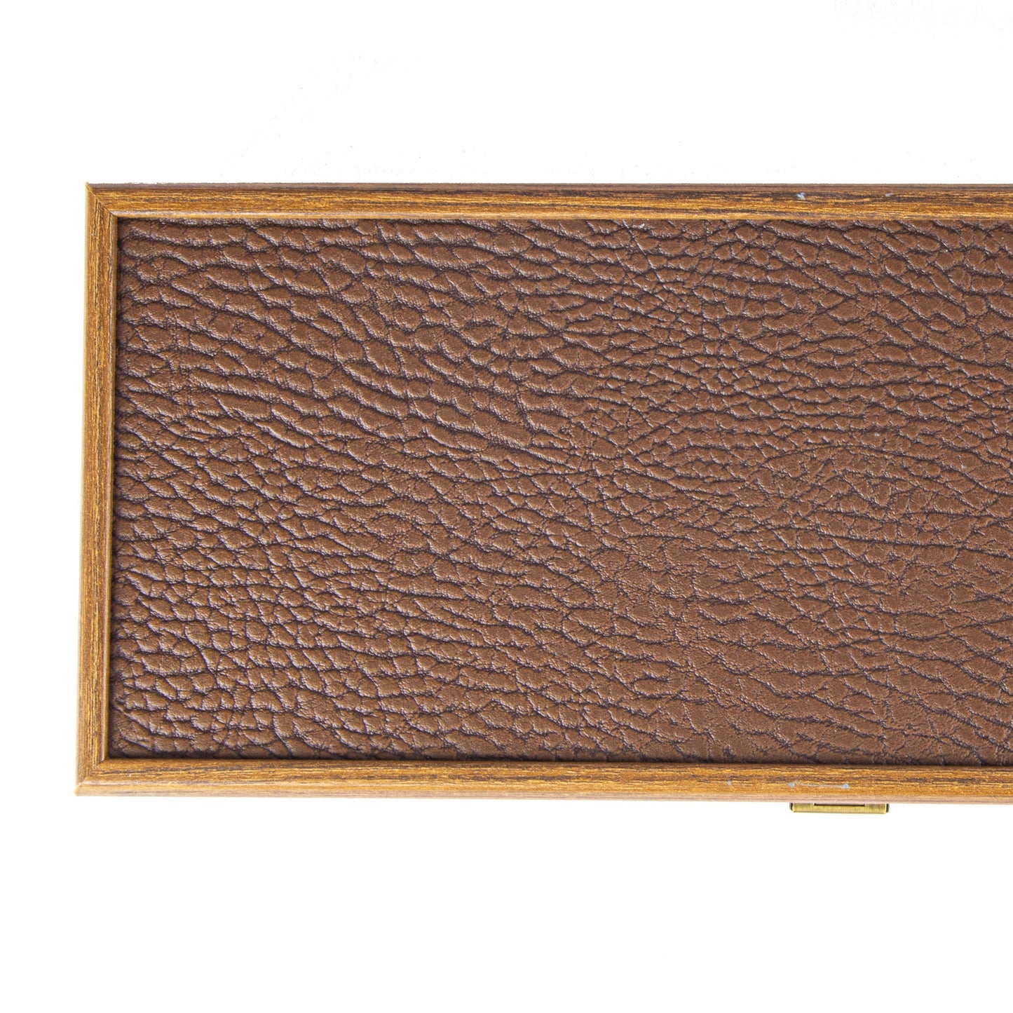 Luxury Walnut Wine Box with Leatherette Top - Premium Wine Storage - Premium Decorative Objects from MANOPOULOS Chess & Backgammon - Just €29! Shop now at MANOPOULOS Chess & Backgammon