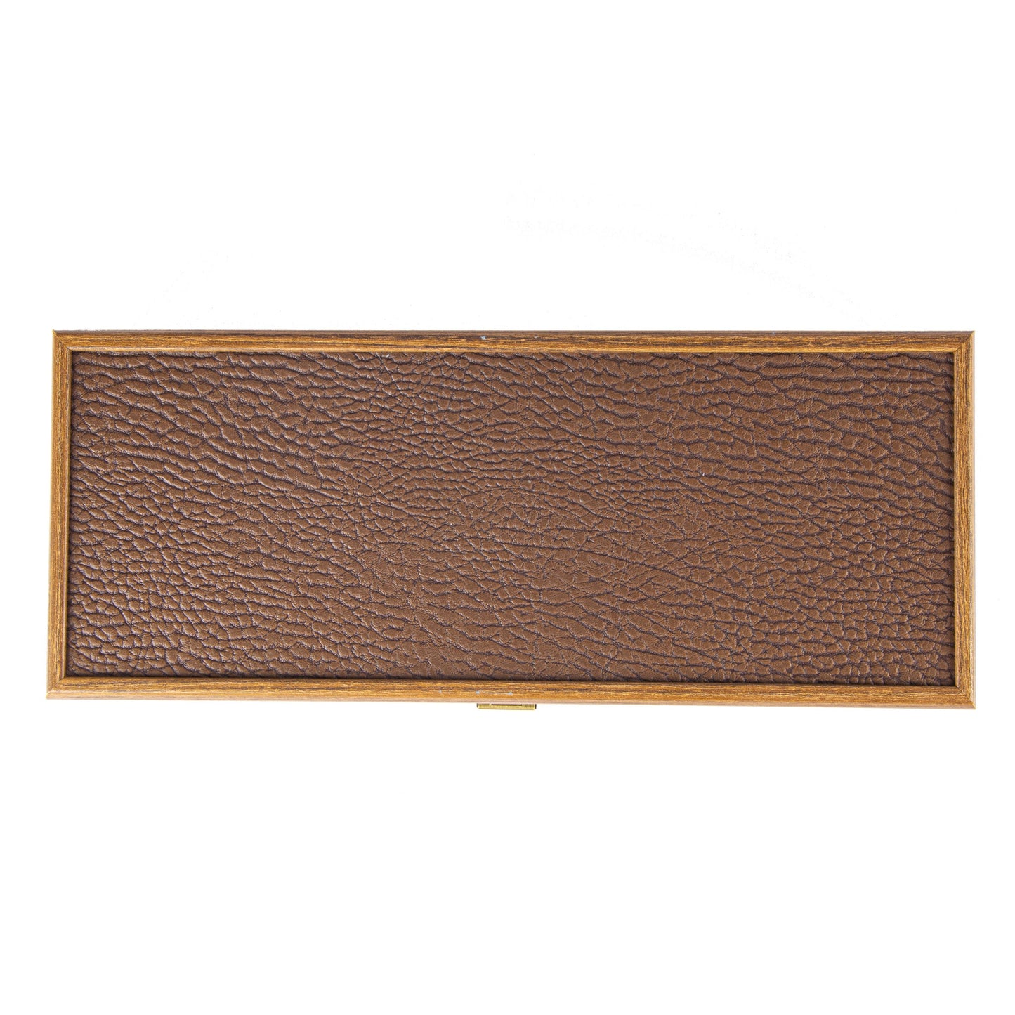 Luxury Walnut Wine Box with Leatherette Top - Premium Wine Storage - Premium Decorative Objects from MANOPOULOS Chess & Backgammon - Just €29! Shop now at MANOPOULOS Chess & Backgammon