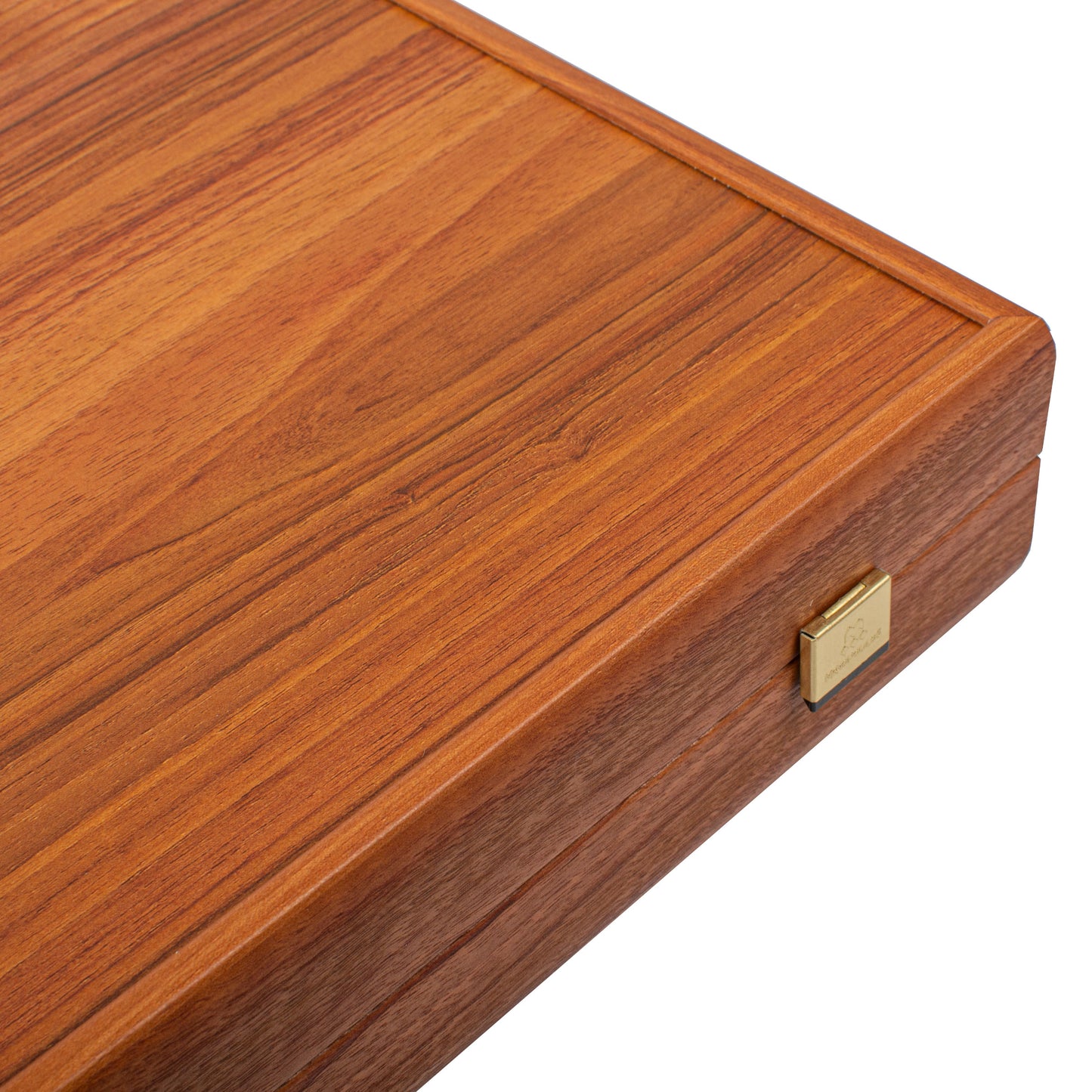 Handcrafted Mahogany Replica Backgammon Set with Side Racks - Elegant Design and Quality Materials