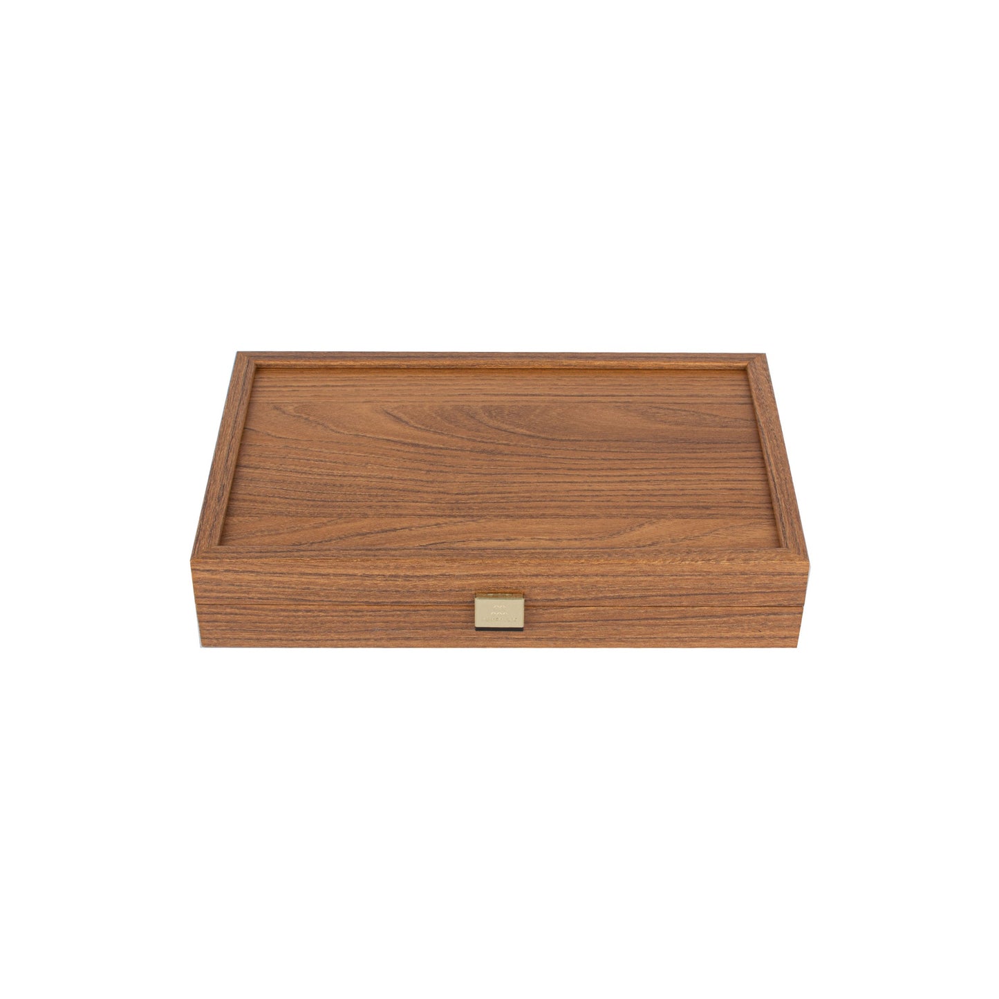 OAK-WALNUT REPLICA WOOD Backgammon with Side Racks - Premium Backgammon from MANOPOULOS Chess & Backgammon - Just €56! Shop now at MANOPOULOS Chess & Backgammon