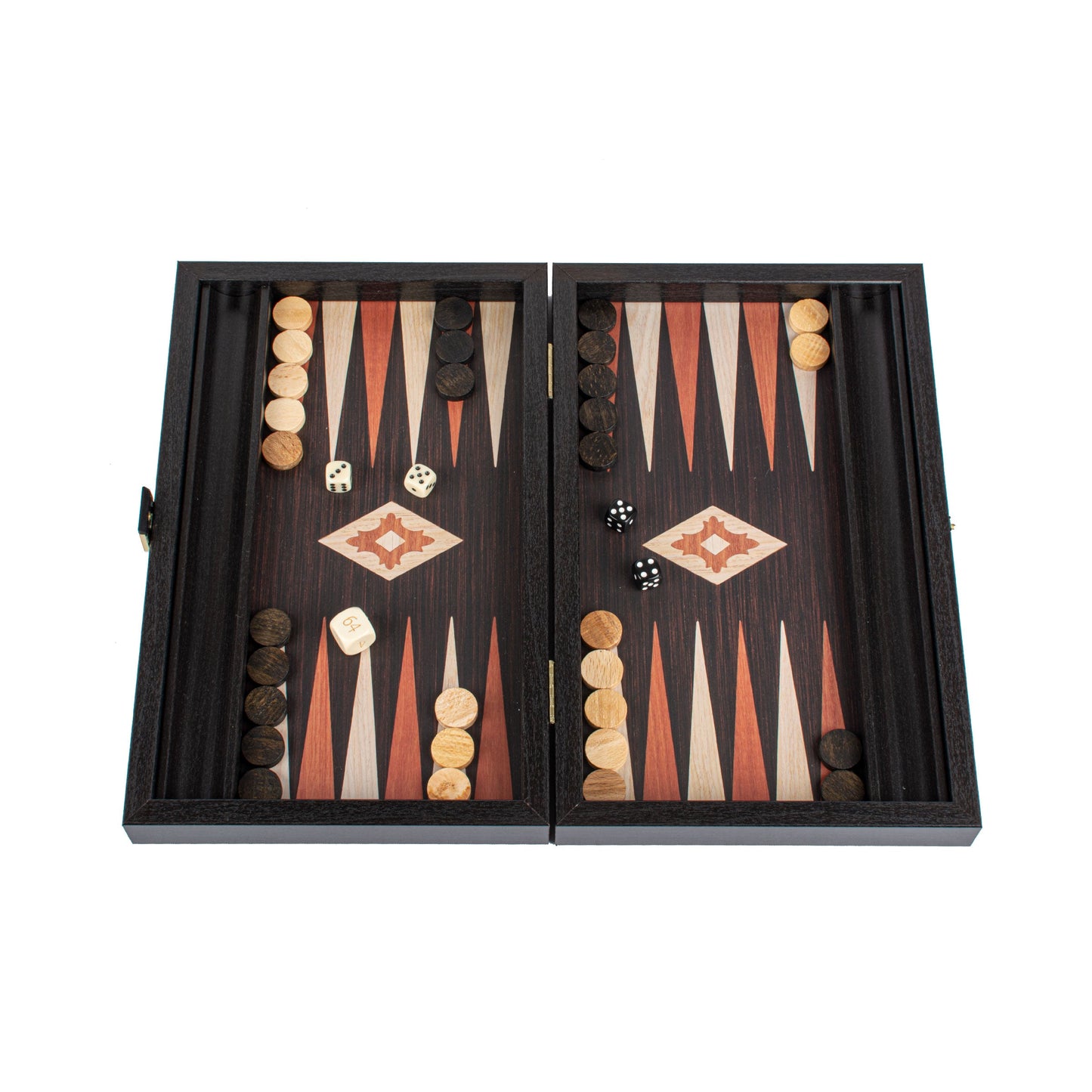 WENGE REPLICA WOOD Backgammon - Premium Backgammon from MANOPOULOS Chess & Backgammon - Just €56! Shop now at MANOPOULOS Chess & Backgammon