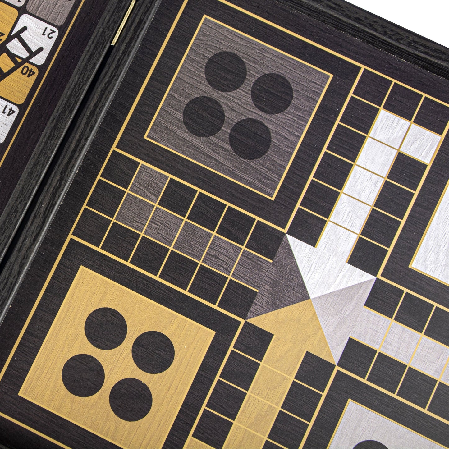 Modern Style 4-in-1 Combo Game Set: Chess, Backgammon, Ludo & Snakes - Premium Combo Games from MANOPOULOS Chess & Backgammon - Just €71.50! Shop now at MANOPOULOS Chess & Backgammon