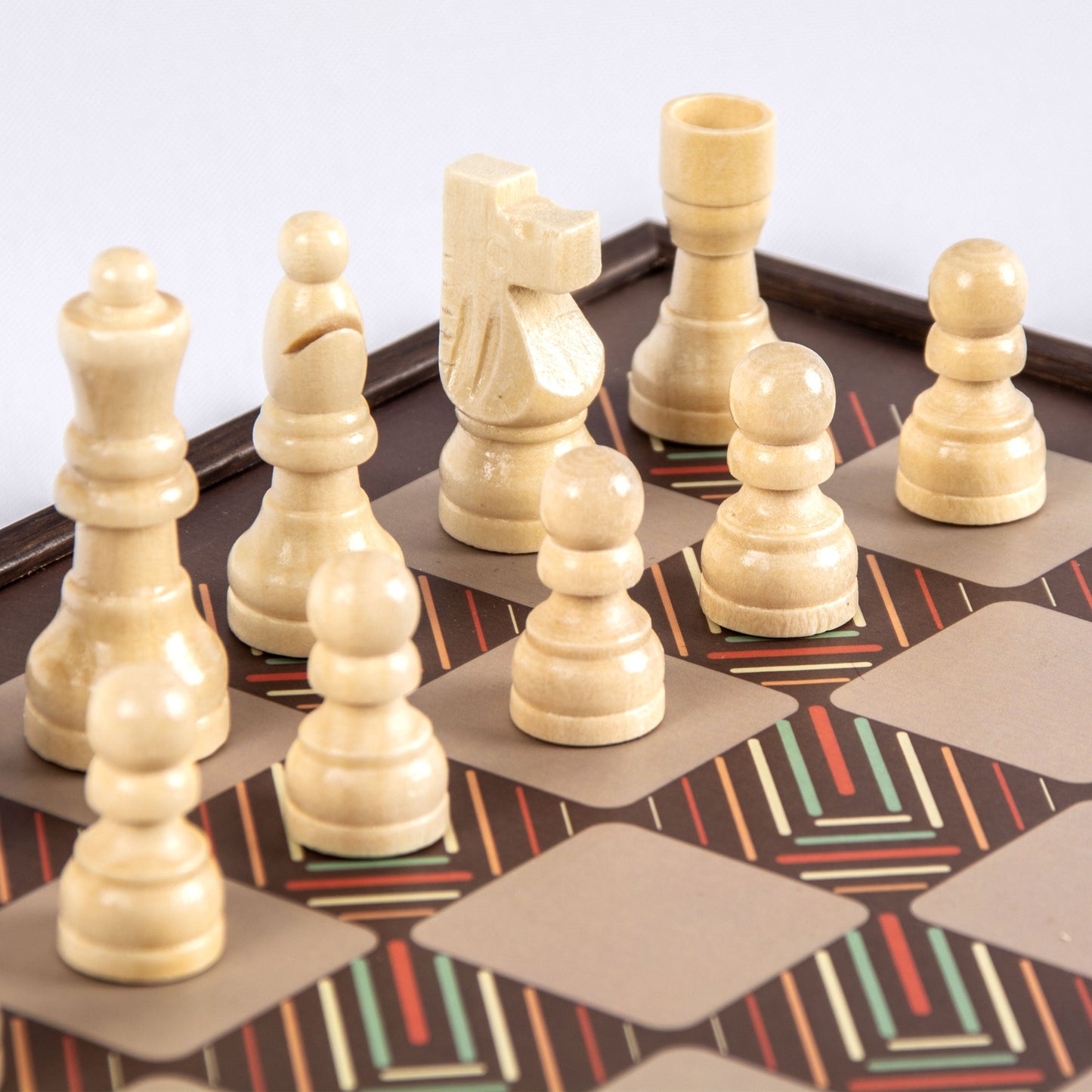 Vintage 4-in-1 Combo Game Set: Chess, Backgammon, Ludo & Snakes - Premium Combo Games from MANOPOULOS Chess & Backgammon - Just €71.50! Shop now at MANOPOULOS Chess & Backgammon