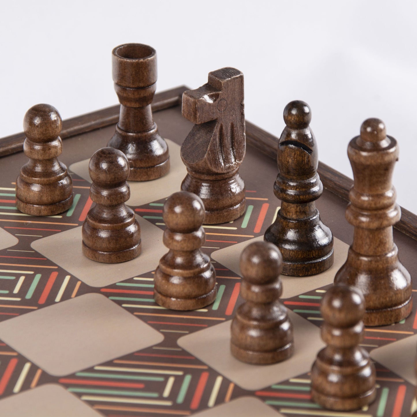 Vintage 4-in-1 Combo Game Set: Chess, Backgammon, Ludo & Snakes - Premium Combo Games from MANOPOULOS Chess & Backgammon - Just €71.50! Shop now at MANOPOULOS Chess & Backgammon