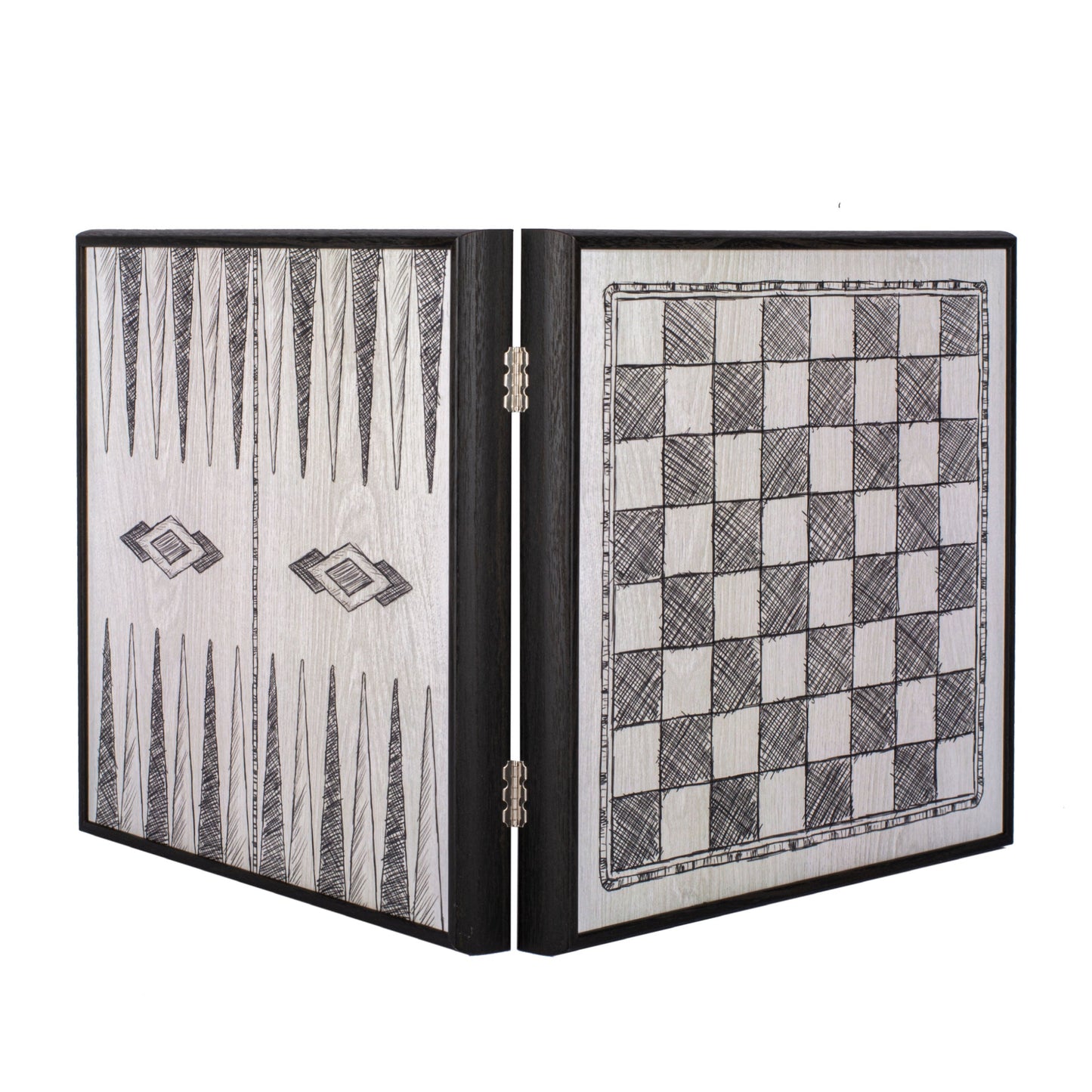 Freehand Drawing Sketch 4-in-1 Combo Game Set: Chess, Backgammon, Ludo & Snakes - Premium Combo Games from MANOPOULOS Chess & Backgammon - Just €71.50! Shop now at MANOPOULOS Chess & Backgammon