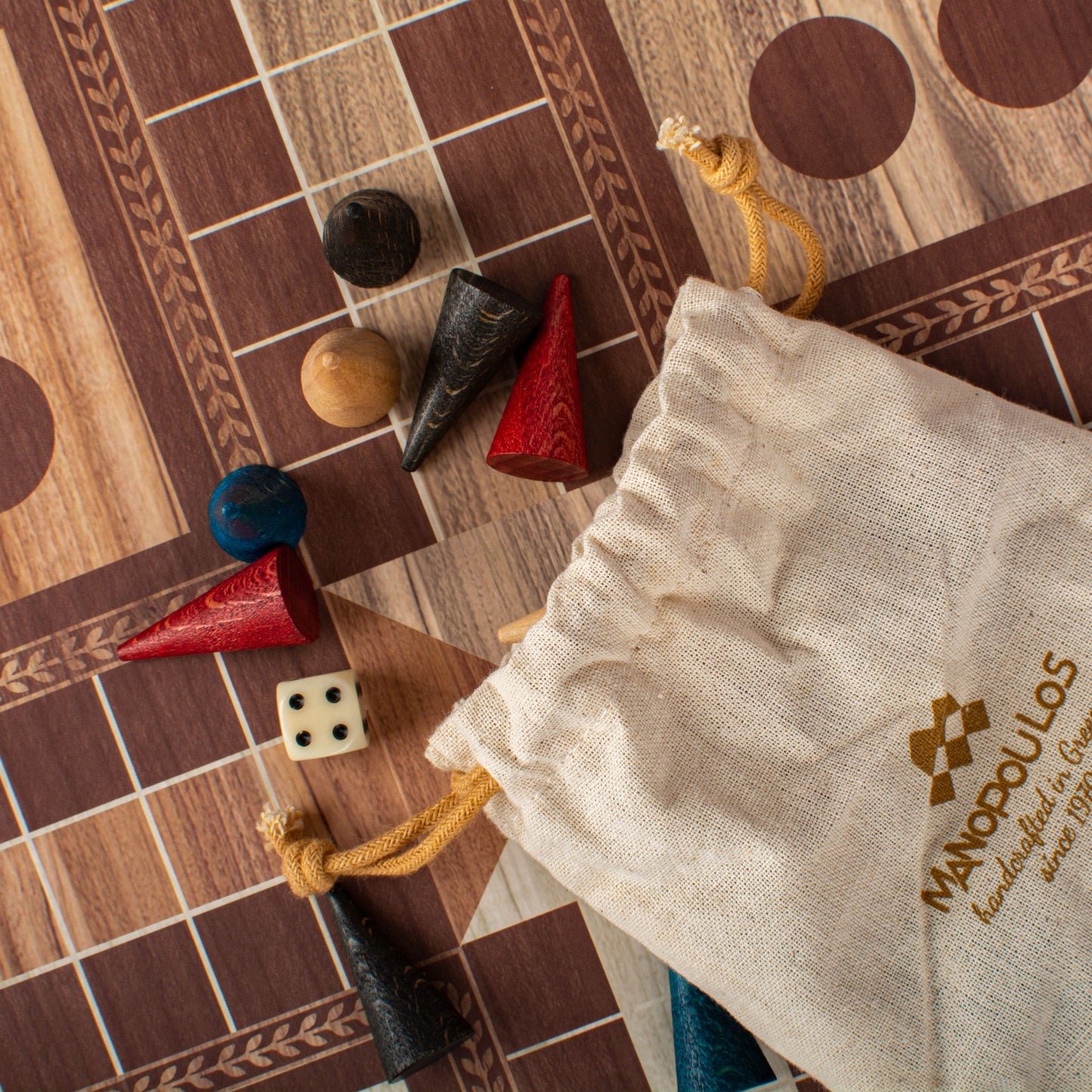 Classic Style 4-in-1 Combo Game Set: Chess, Backgammon, Ludo & Snakes - Premium Combo Games from MANOPOULOS Chess & Backgammon - Just €71.50! Shop now at MANOPOULOS Chess & Backgammon