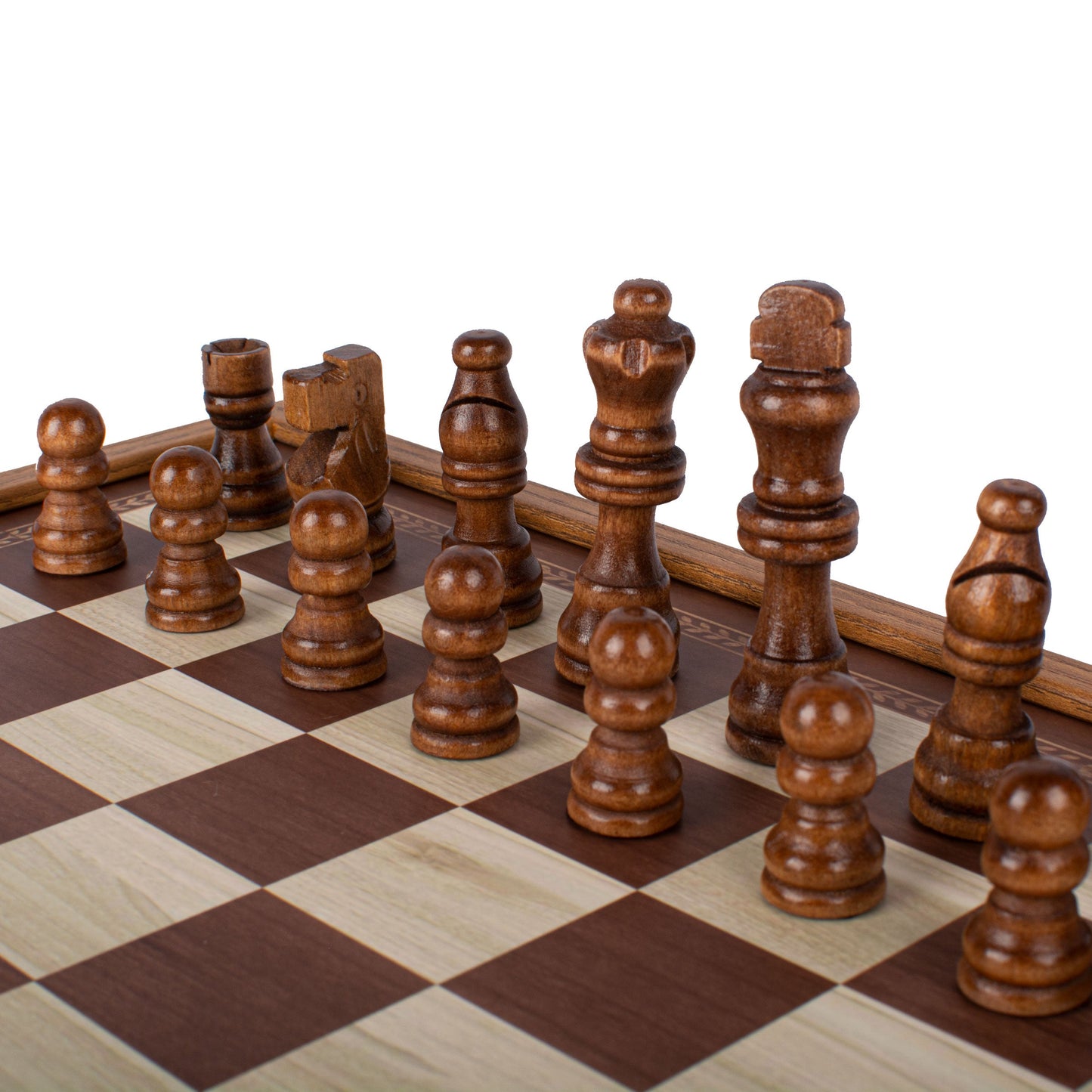 Classic Style 4-in-1 Combo Game Set: Chess, Backgammon, Ludo & Snakes - Premium Combo Games from MANOPOULOS Chess & Backgammon - Just €71.50! Shop now at MANOPOULOS Chess & Backgammon