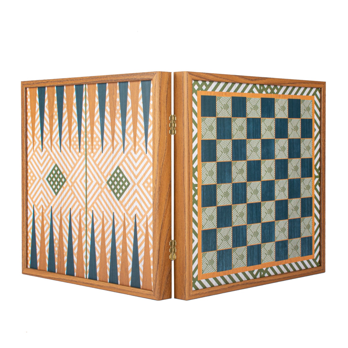 Retro Design 4-in-1 Combo Game Set: Chess, Backgammon, Ludo & Snakes - Premium Combo Games from MANOPOULOS Chess & Backgammon - Just €71.50! Shop now at MANOPOULOS Chess & Backgammon