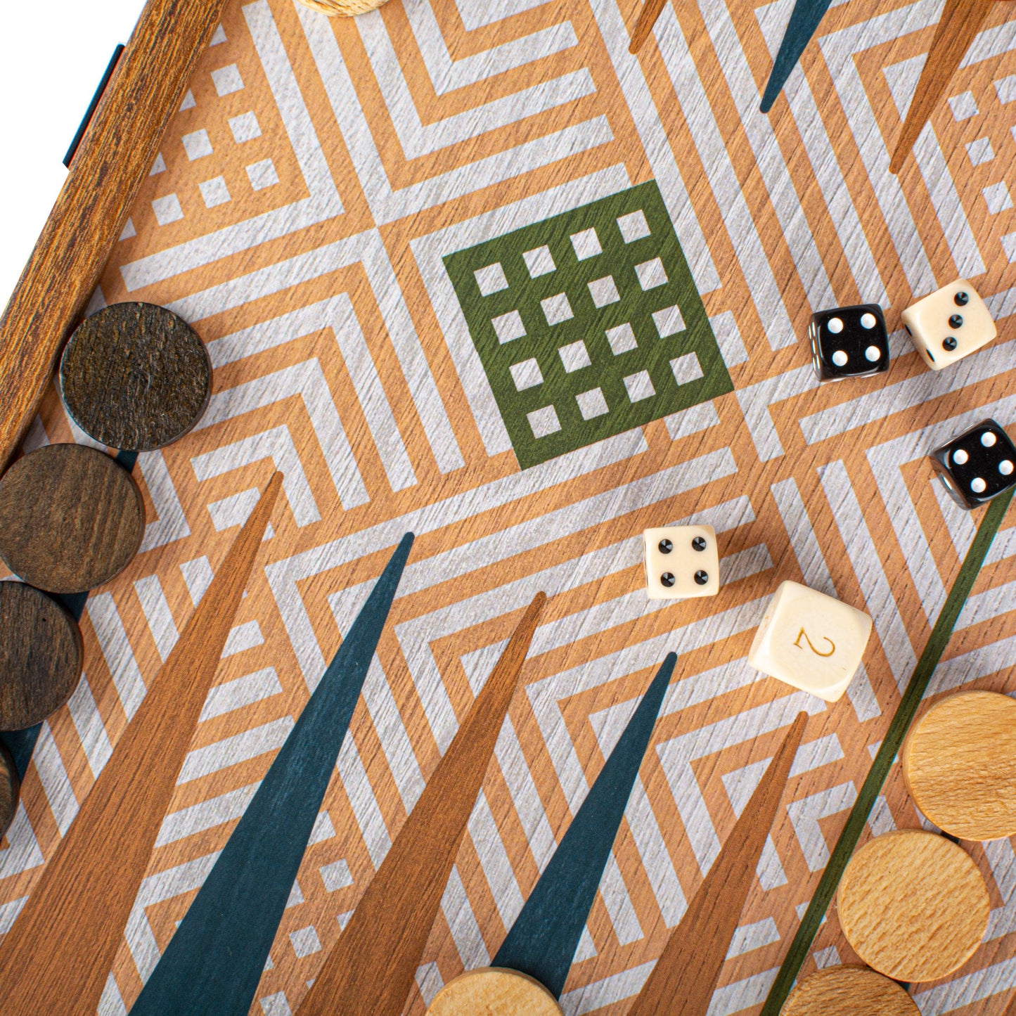 Retro Design 4-in-1 Combo Game Set: Chess, Backgammon, Ludo & Snakes - Premium Combo Games from MANOPOULOS Chess & Backgammon - Just €71.50! Shop now at MANOPOULOS Chess & Backgammon