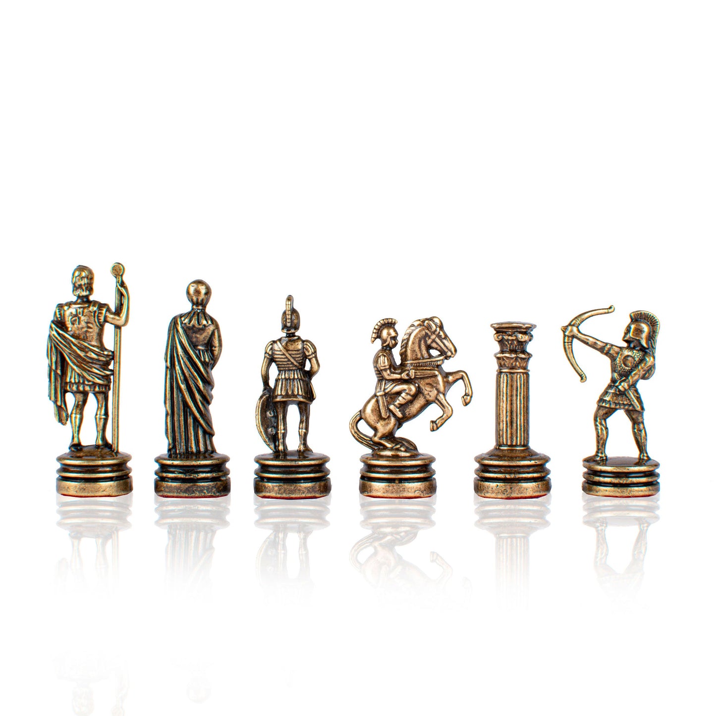 ARCHERS Chessmen (Small) - Blue/Brown - Premium Chess from MANOPOULOS Chess & Backgammon - Just €69.50! Shop now at MANOPOULOS Chess & Backgammon