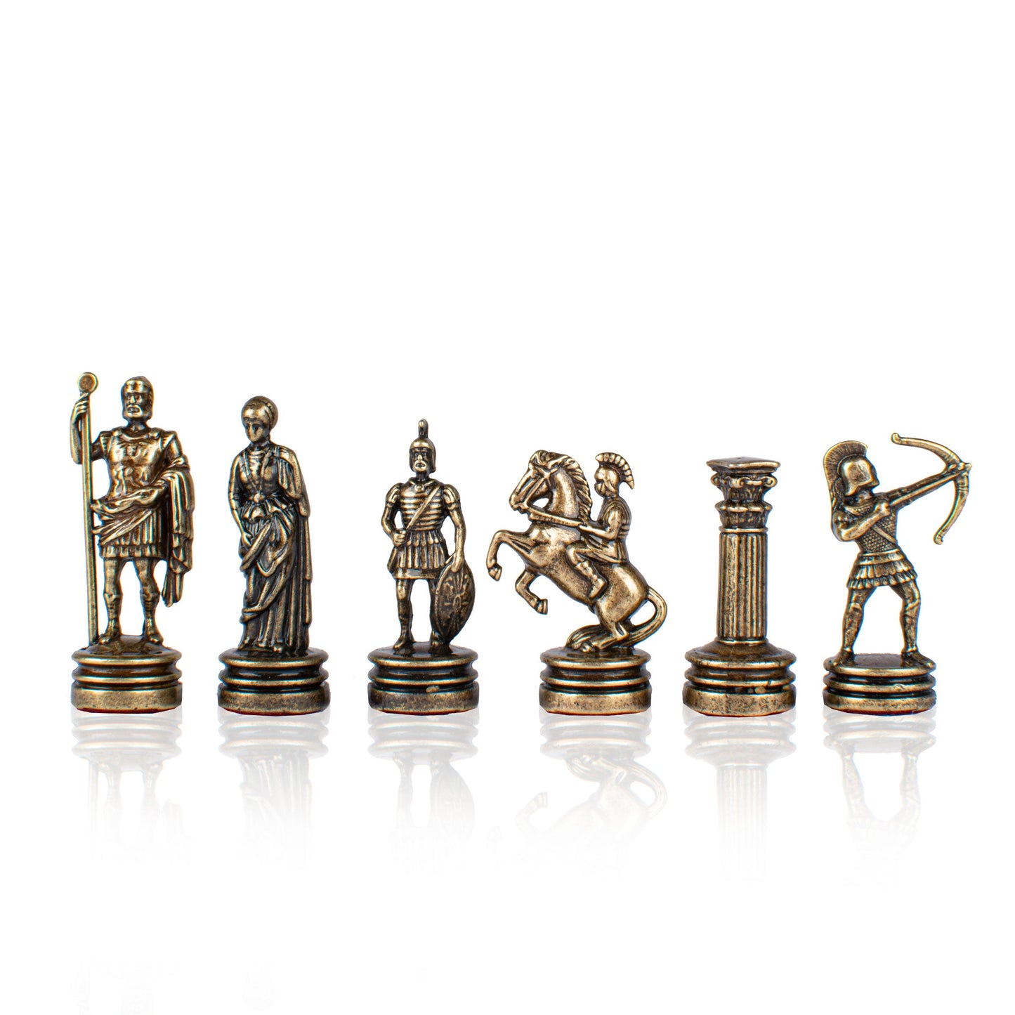 ARCHERS Chessmen (Small) - Blue/Brown - Premium Chess from MANOPOULOS Chess & Backgammon - Just €69.50! Shop now at MANOPOULOS Chess & Backgammon
