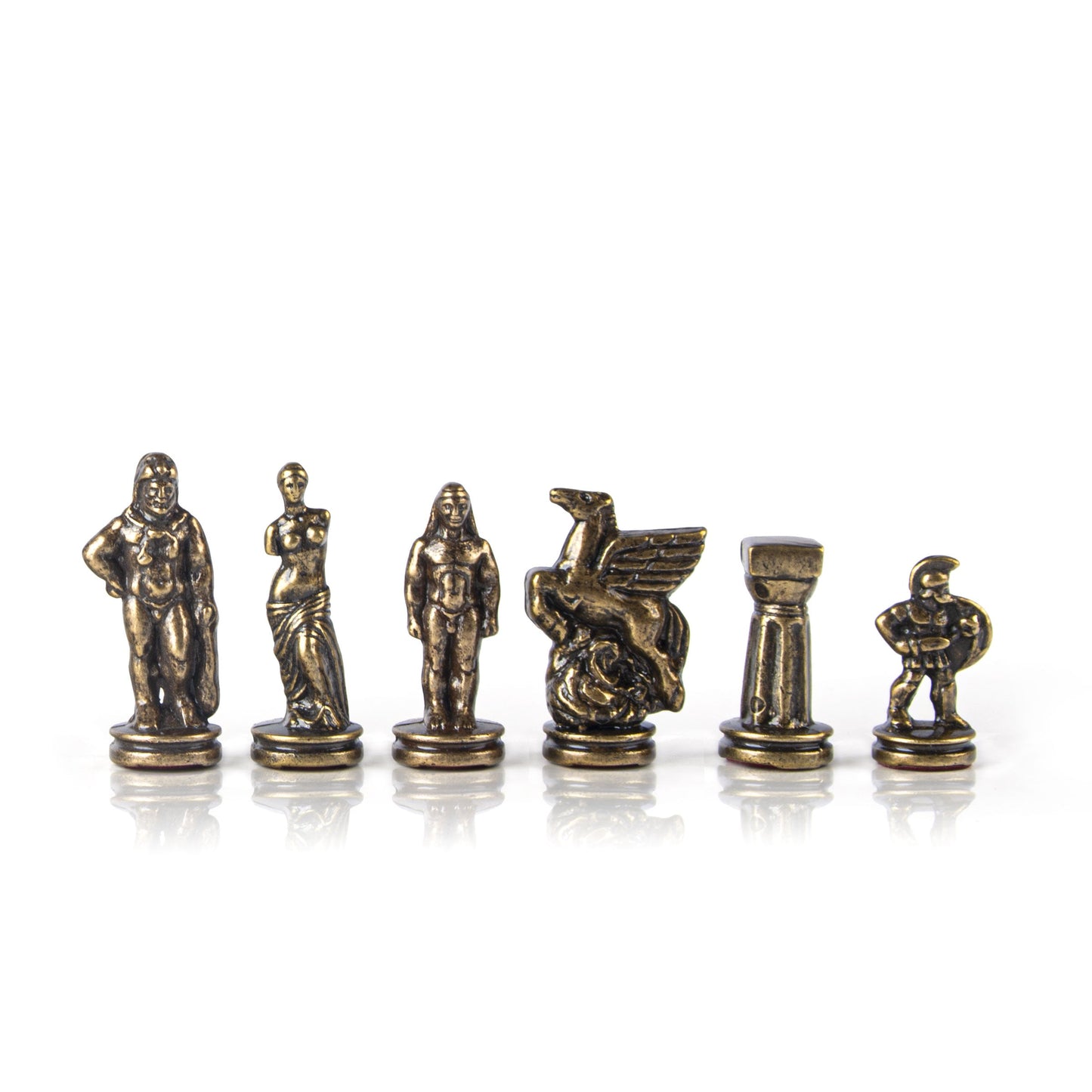 SPARTAN WARRIOR Chessmen (Small) - Blue/Brown - Premium Chess from MANOPOULOS Chess & Backgammon - Just €69.50! Shop now at MANOPOULOS Chess & Backgammon