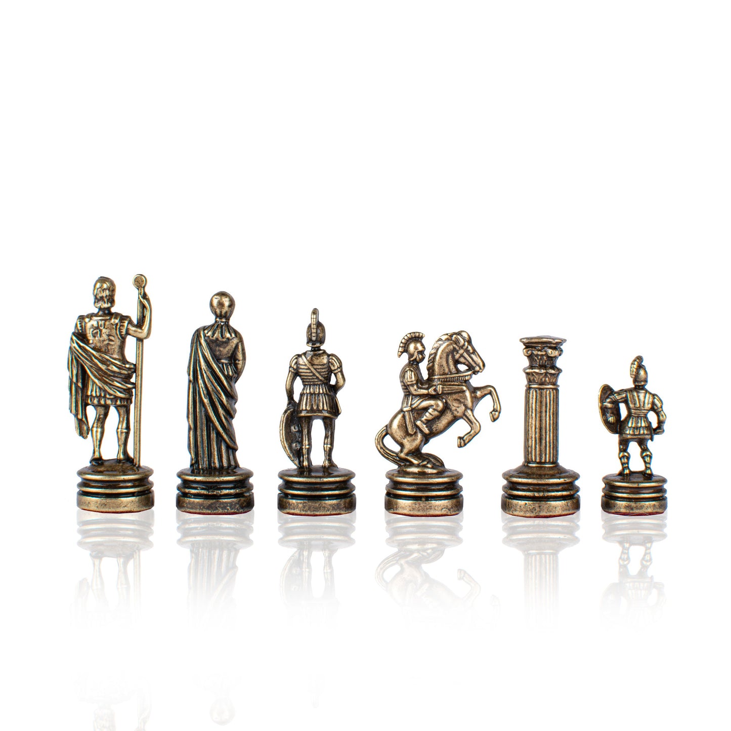 GREEK ROMAN PERIOD Chessmen (Small) - Blue/Brown - Premium Chess from MANOPOULOS Chess & Backgammon - Just €64.90! Shop now at MANOPOULOS Chess & Backgammon