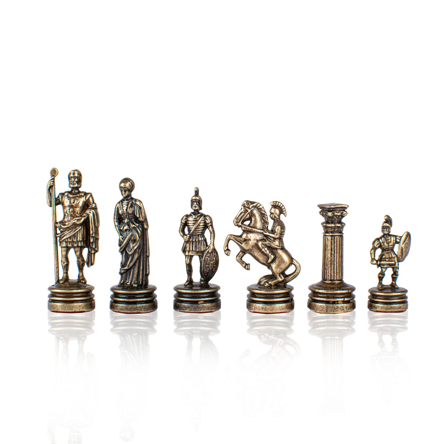 GREEK ROMAN PERIOD Chessmen (Small) - Blue/Brown - Premium Chess from MANOPOULOS Chess & Backgammon - Just €64.90! Shop now at MANOPOULOS Chess & Backgammon