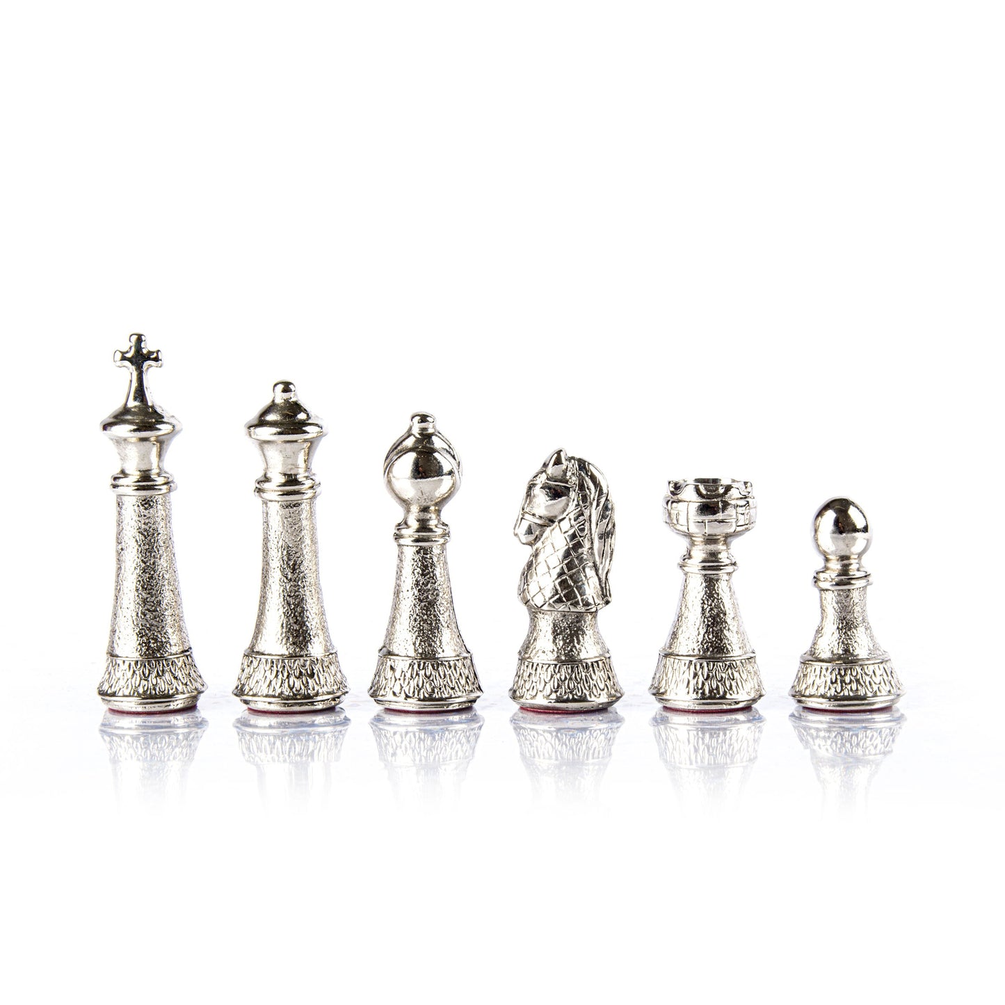 CLASSIC METAL STAUNTON Chessmen (Large) - Gold/Silver - Premium Chess from MANOPOULOS Chess & Backgammon - Just €142! Shop now at MANOPOULOS Chess & Backgammon