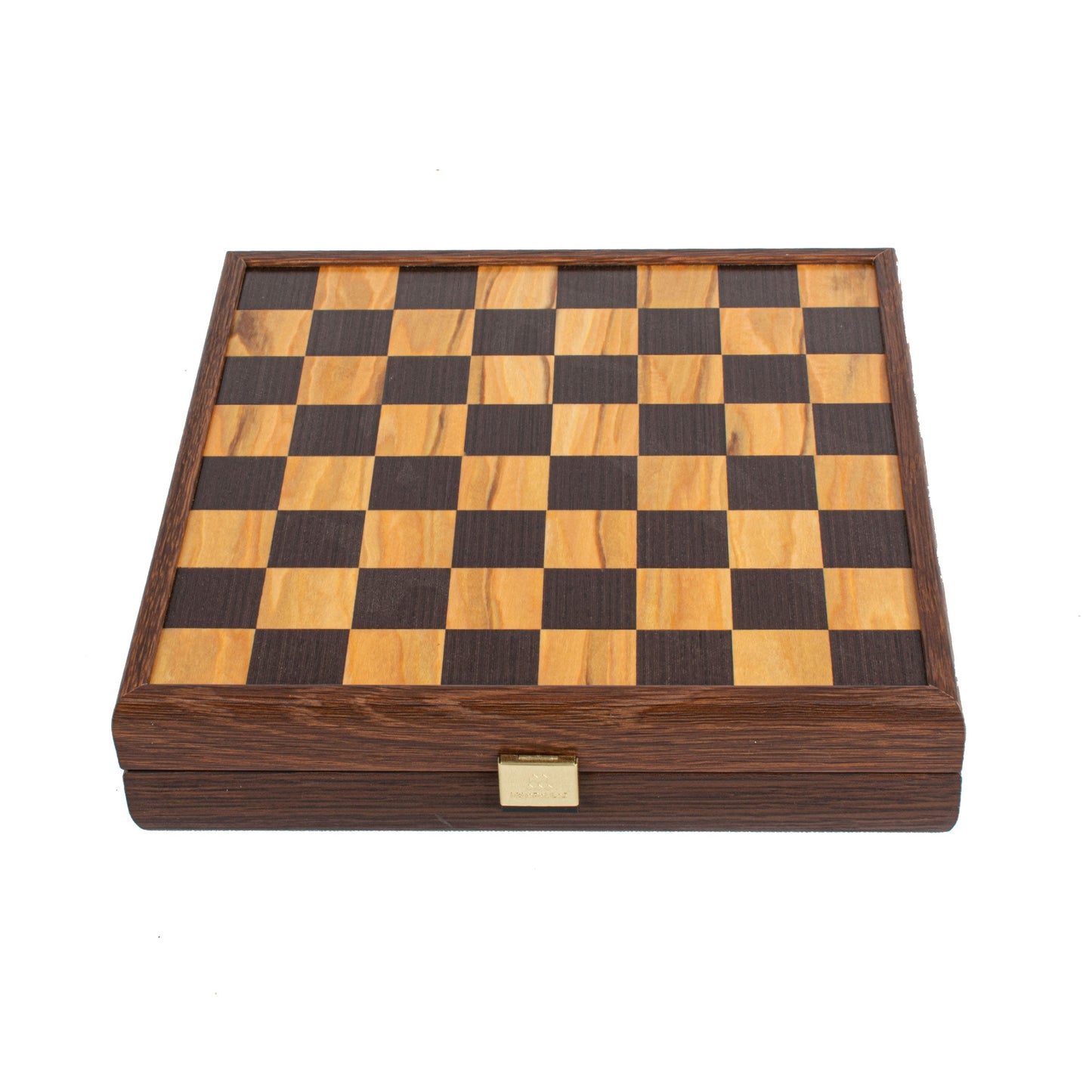Handcrafted Olive Burl Chess Set - 27x27cm with Staunton Chessmen (6.4cm King) - Premium Chess from MANOPOULOS Chess & Backgammon - Just €144! Shop now at MANOPOULOS Chess & Backgammon