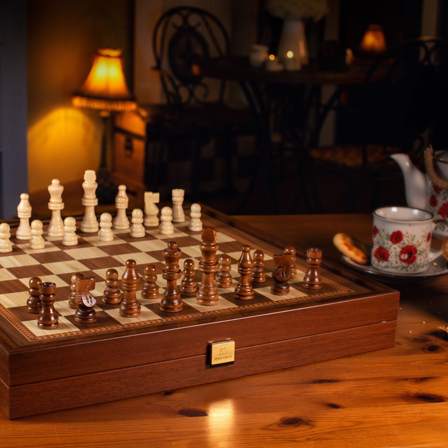 Classic Style 2-in-1 Combo Game Set: Chess & Backgammon (Small) - Premium Combo Games from MANOPOULOS Chess & Backgammon - Just €42.90! Shop now at MANOPOULOS Chess & Backgammon