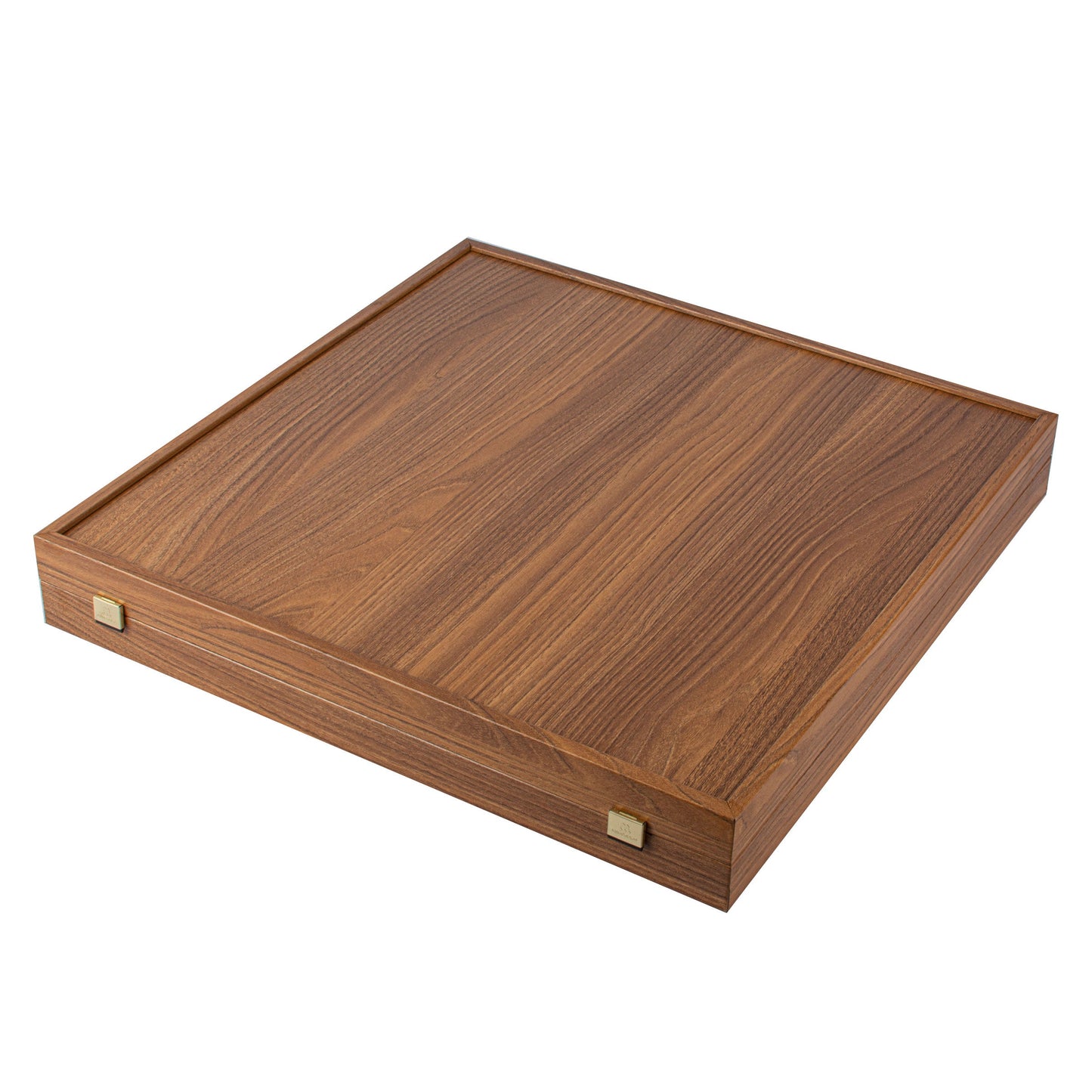 Walnut Burl Chess Set - 50x50cm with Brass and Pewter Finish Chessmen & Pearl Elements - Premium Chess from MANOPOULOS Chess & Backgammon - Just €318! Shop now at MANOPOULOS Chess & Backgammon