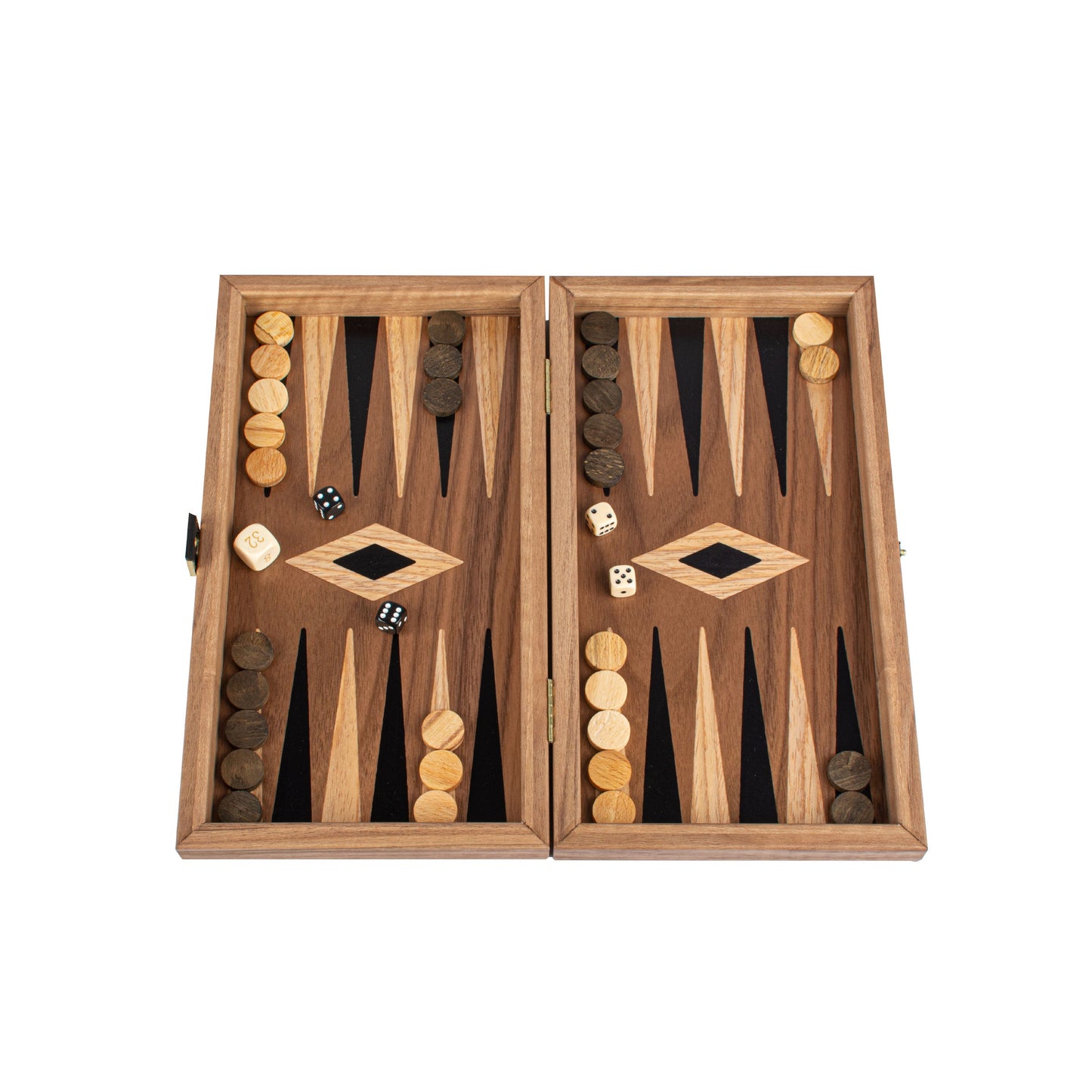 AMERICAN WALNUT Backgammon - Premium Backgammon from MANOPOULOS Chess & Backgammon - Just €43.50! Shop now at MANOPOULOS Chess & Backgammon