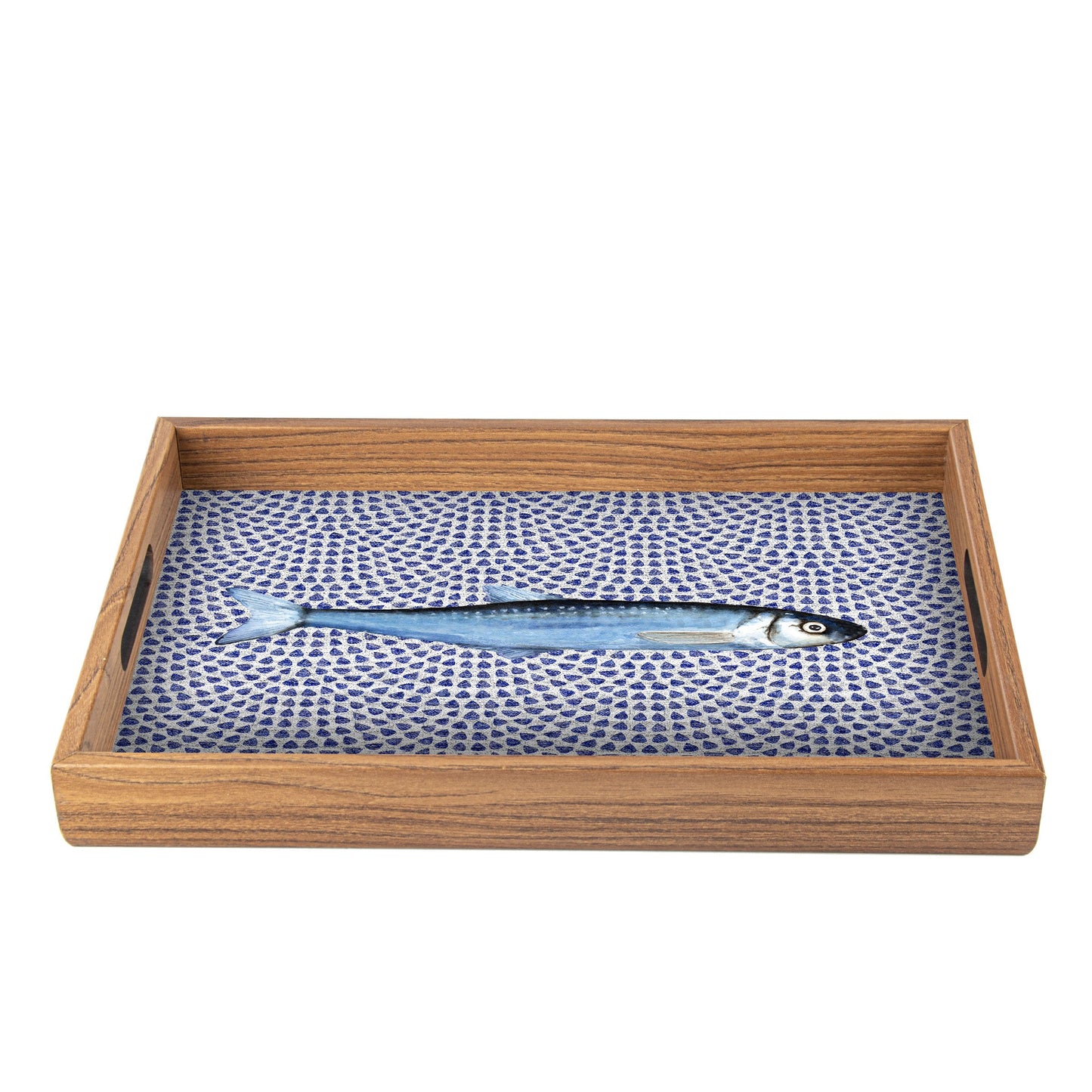 Handcrafted Wooden Tray with Fish Design - Artistic Home Décor - Premium Decorative Objects from MANOPOULOS Chess & Backgammon - Just €25! Shop now at MANOPOULOS Chess & Backgammon