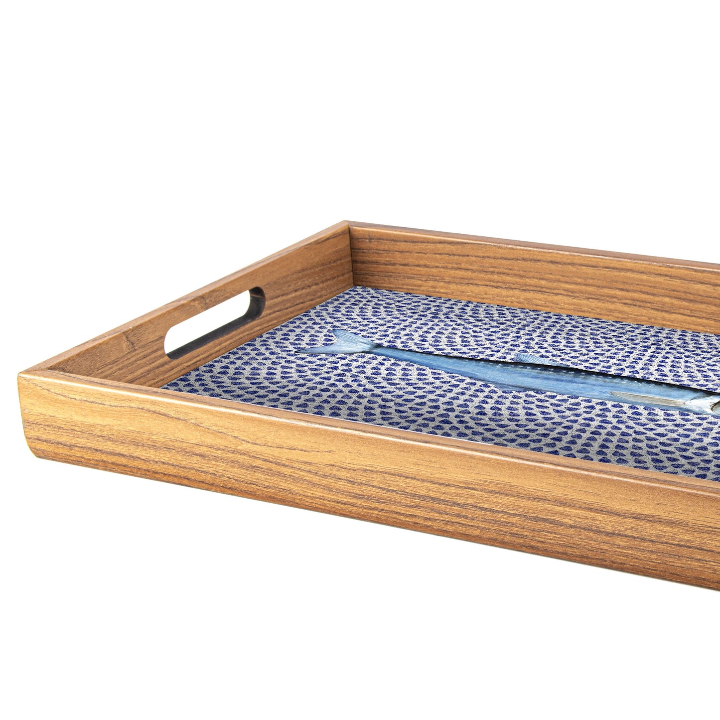 Handcrafted Wooden Tray with Fish Design - Artistic Home Décor - Premium Decorative Objects from MANOPOULOS Chess & Backgammon - Just €25! Shop now at MANOPOULOS Chess & Backgammon