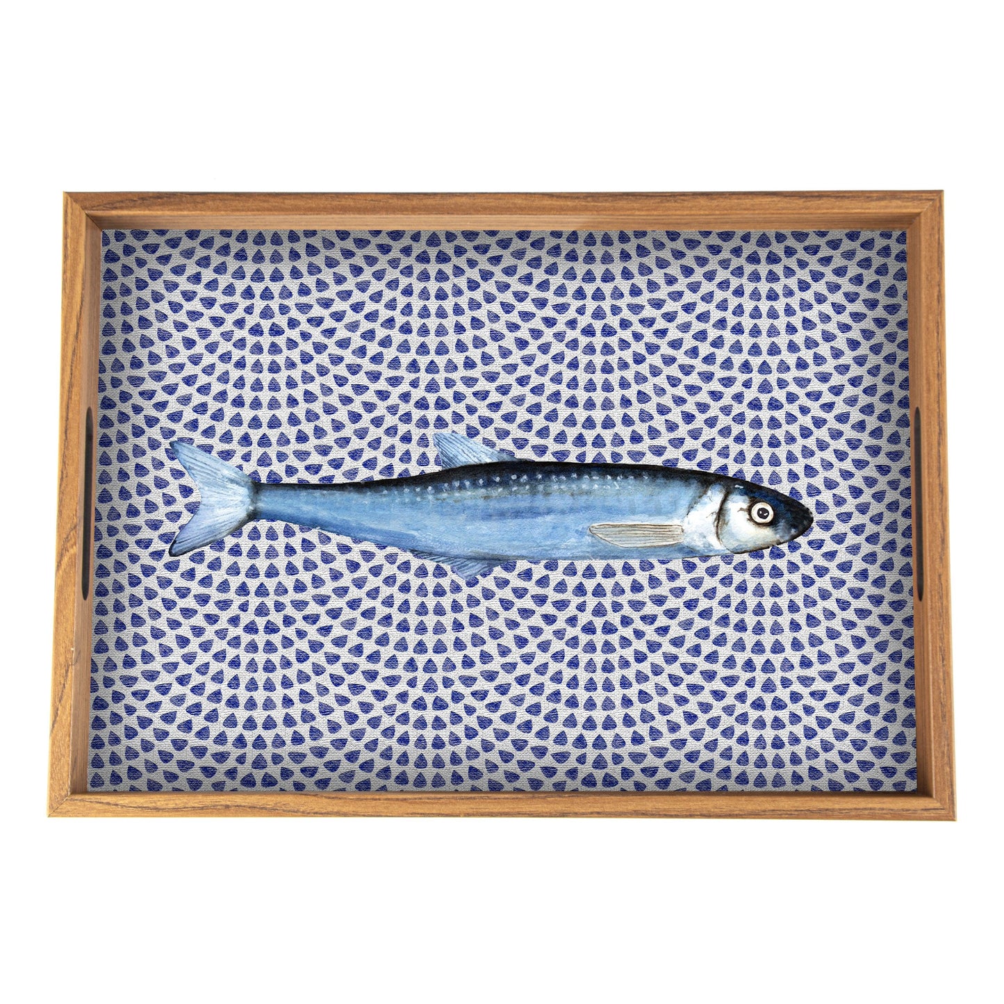 Handcrafted Wooden Tray with Fish Design - Artistic Home Décor - Premium Decorative Objects from MANOPOULOS Chess & Backgammon - Just €25! Shop now at MANOPOULOS Chess & Backgammon