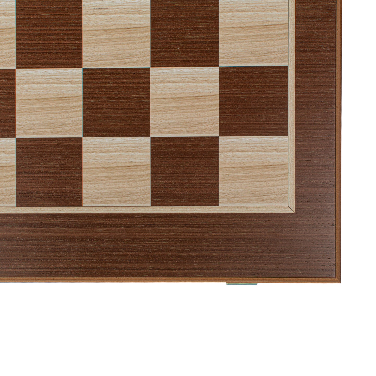 Handcrafted Wenge 3-in-1 Chess, Backgammon, and Checkers Set - Elegant Marquetry Design