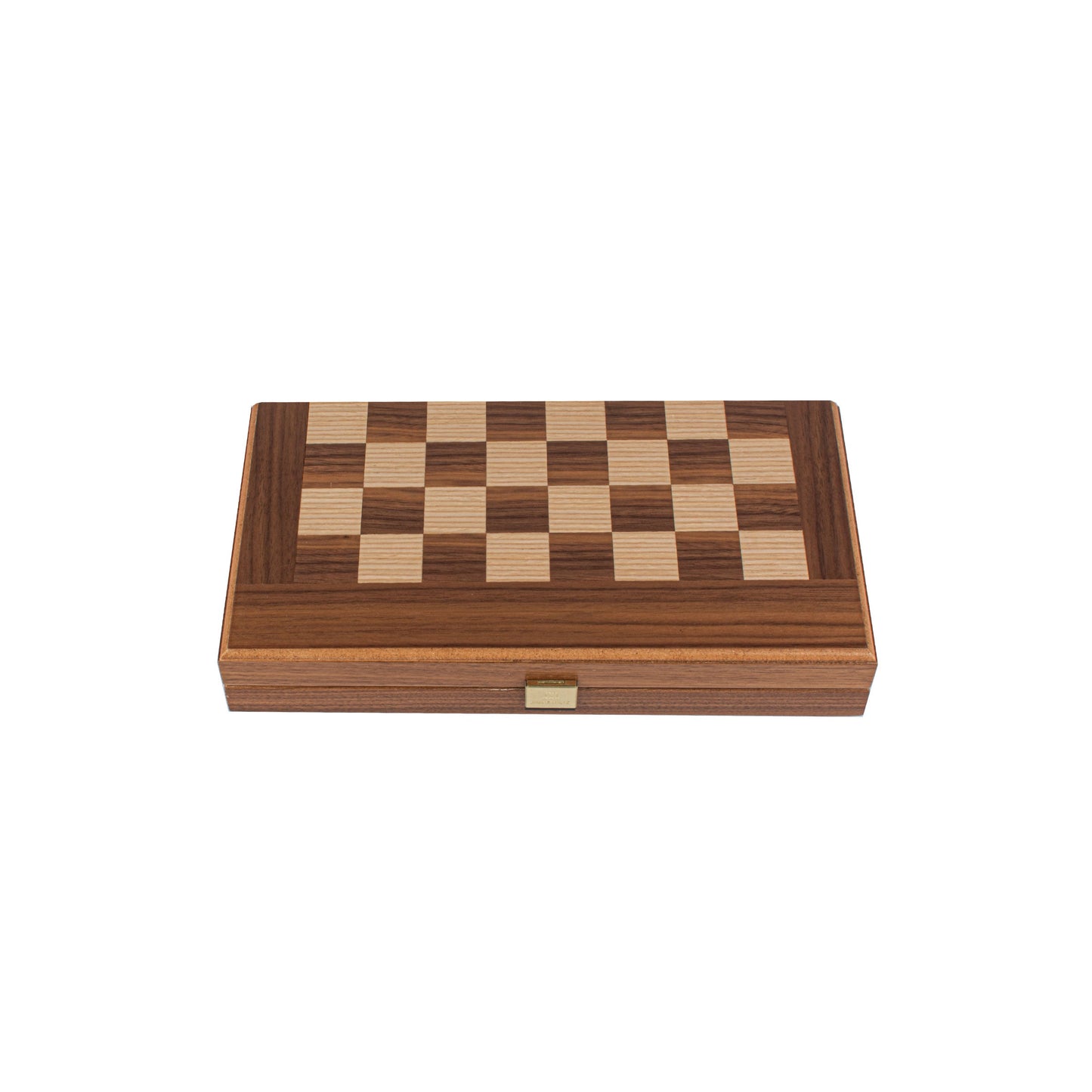 Handcrafted Walnut 3-in-1 Chess, Backgammon, and Checkers Set - Elegant Marquetry Design - Premium Backgammon from MANOPOULOS Chess & Backgammon - Just €95! Shop now at MANOPOULOS Chess & Backgammon