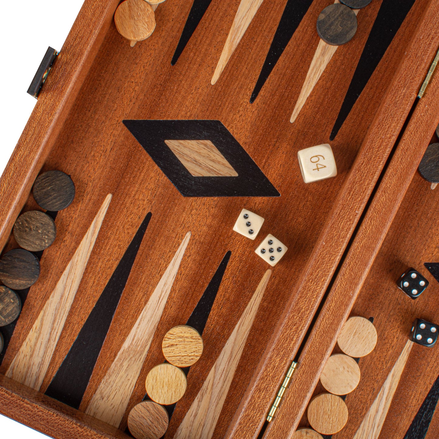 MAHOGANY Chess & Backgammon Board in black color - Premium Backgammon from MANOPOULOS Chess & Backgammon - Just €79.50! Shop now at MANOPOULOS Chess & Backgammon