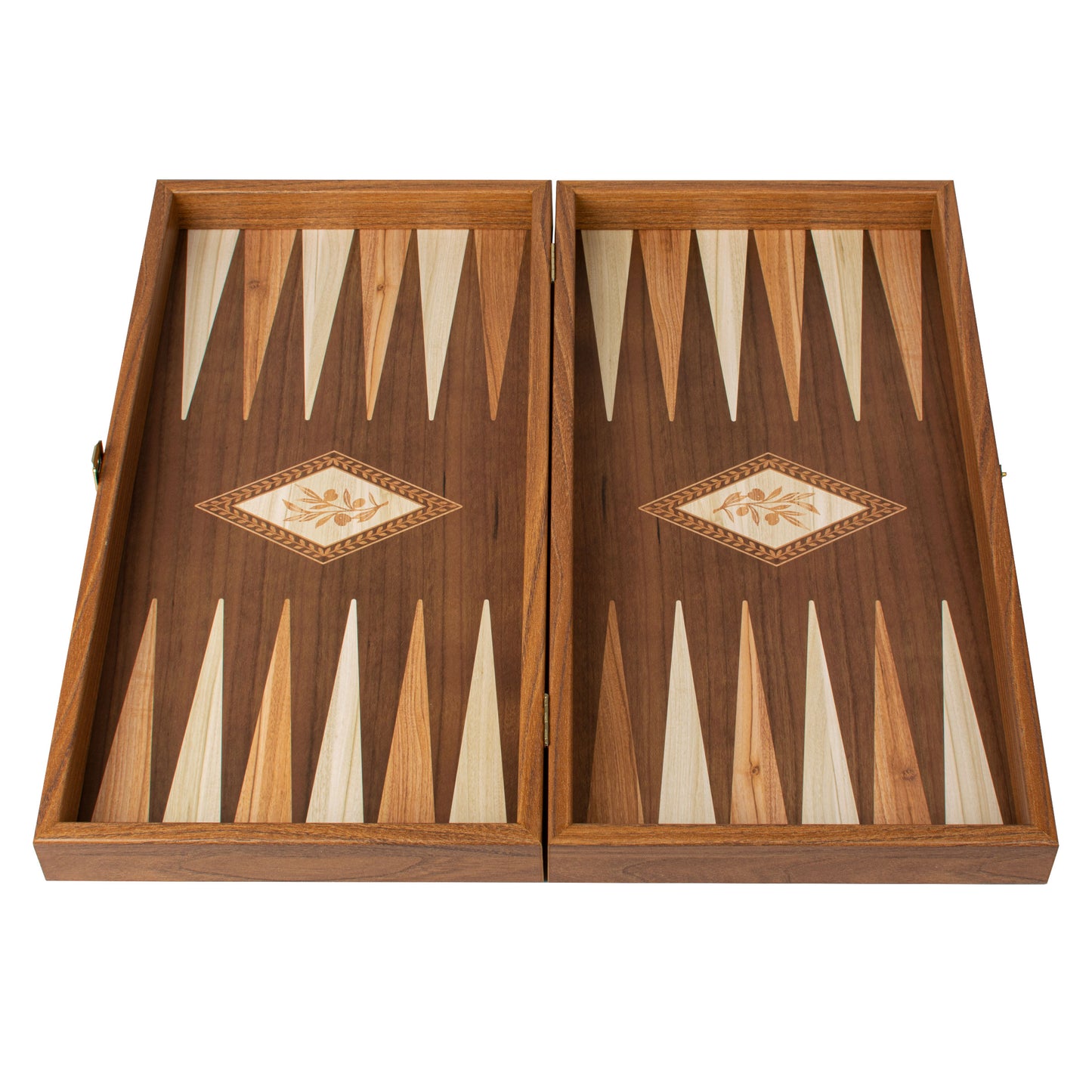 Handcrafted Olive Branch Design Backgammon Set (4 Sizes)