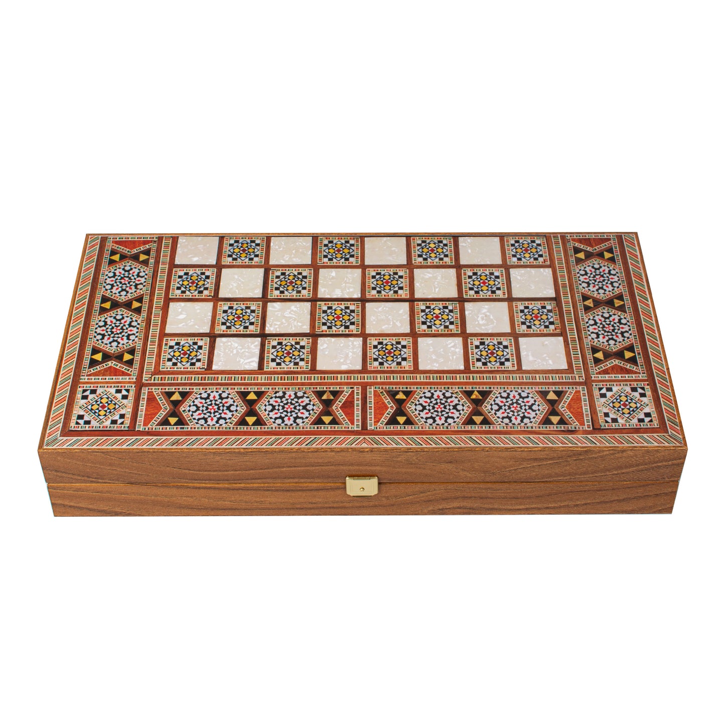 Handcrafted Masaic Traditional Style Backgammon Set (4 Sizes)