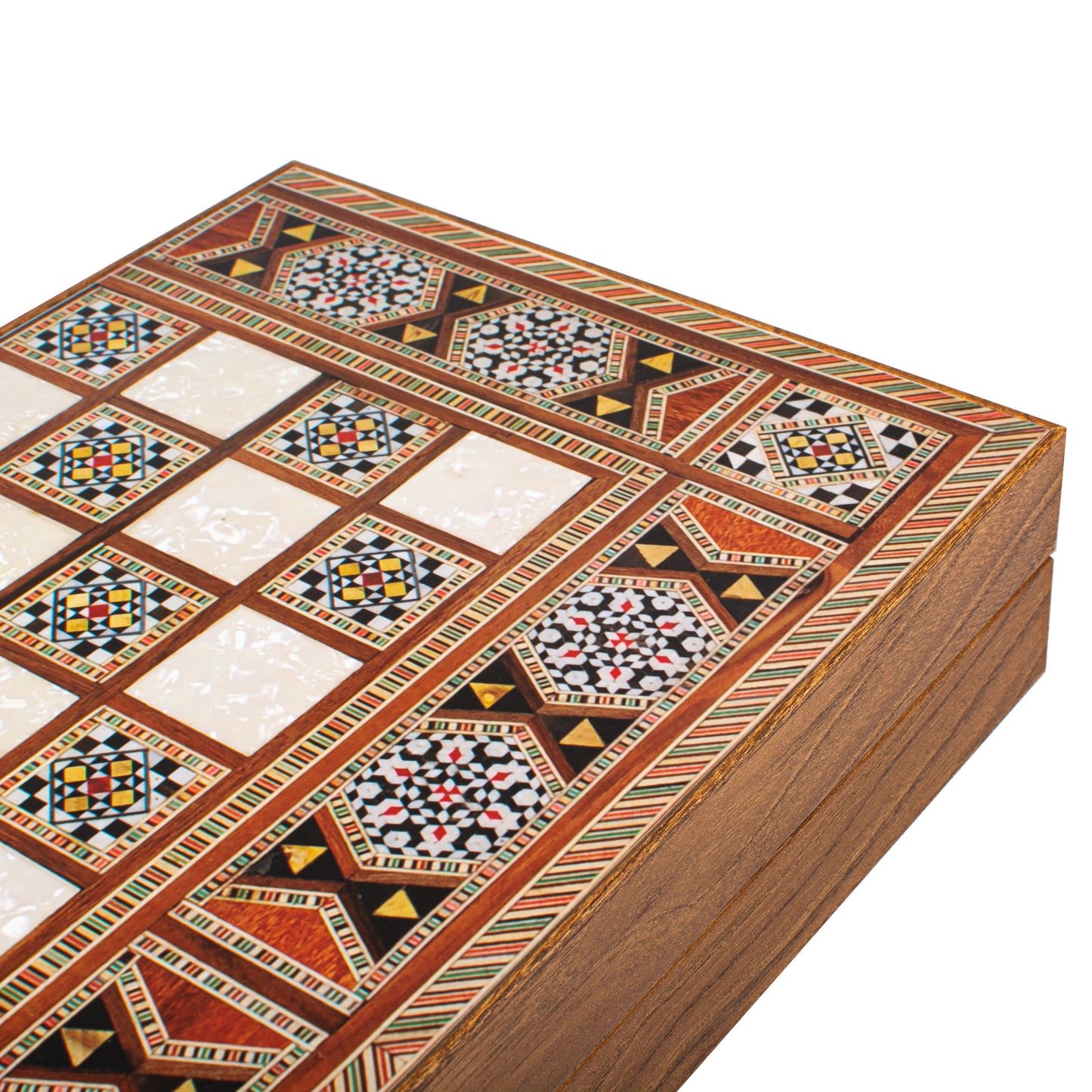 Handcrafted Masaic Traditional Style Backgammon Set (4 Sizes)