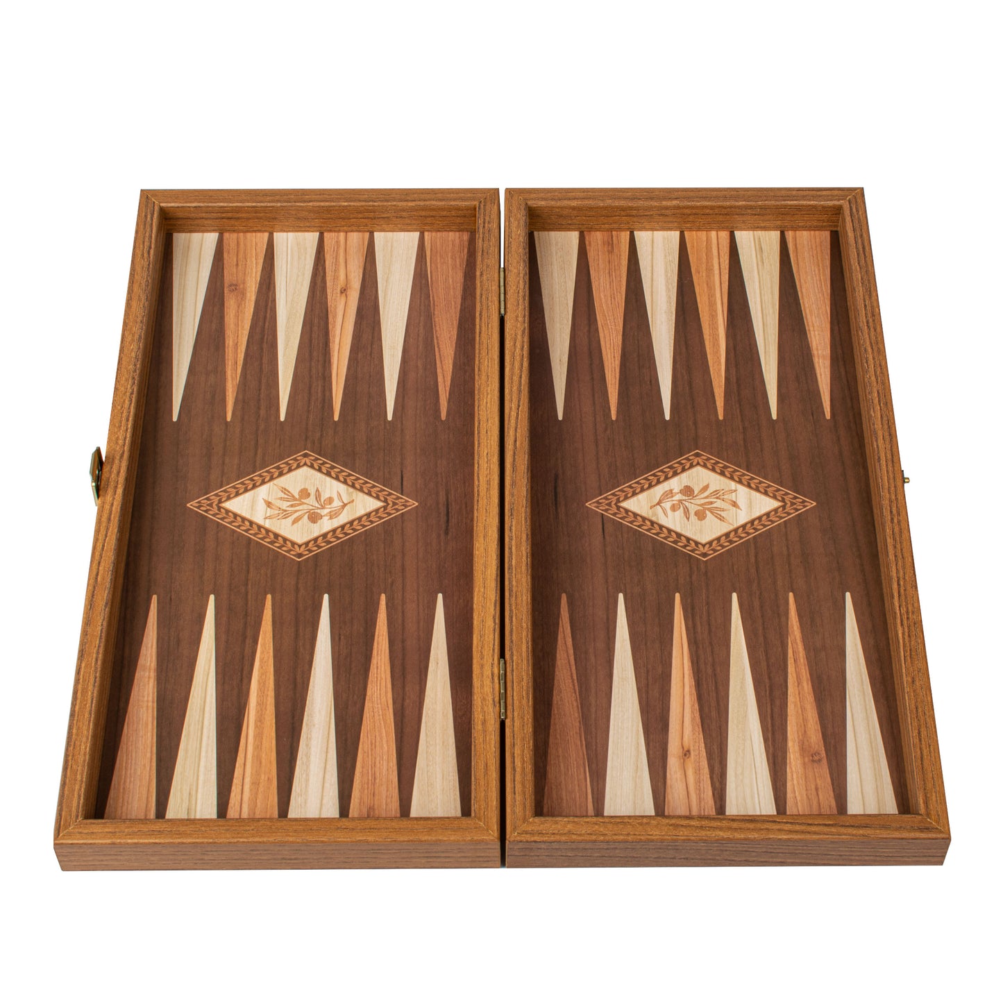 Handcrafted Olive Branch Design Backgammon Set (4 Sizes)