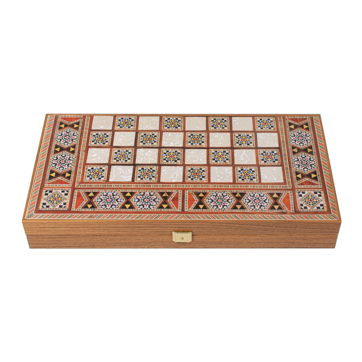 Handcrafted Masaic Traditional Style Backgammon Set (4 Sizes)