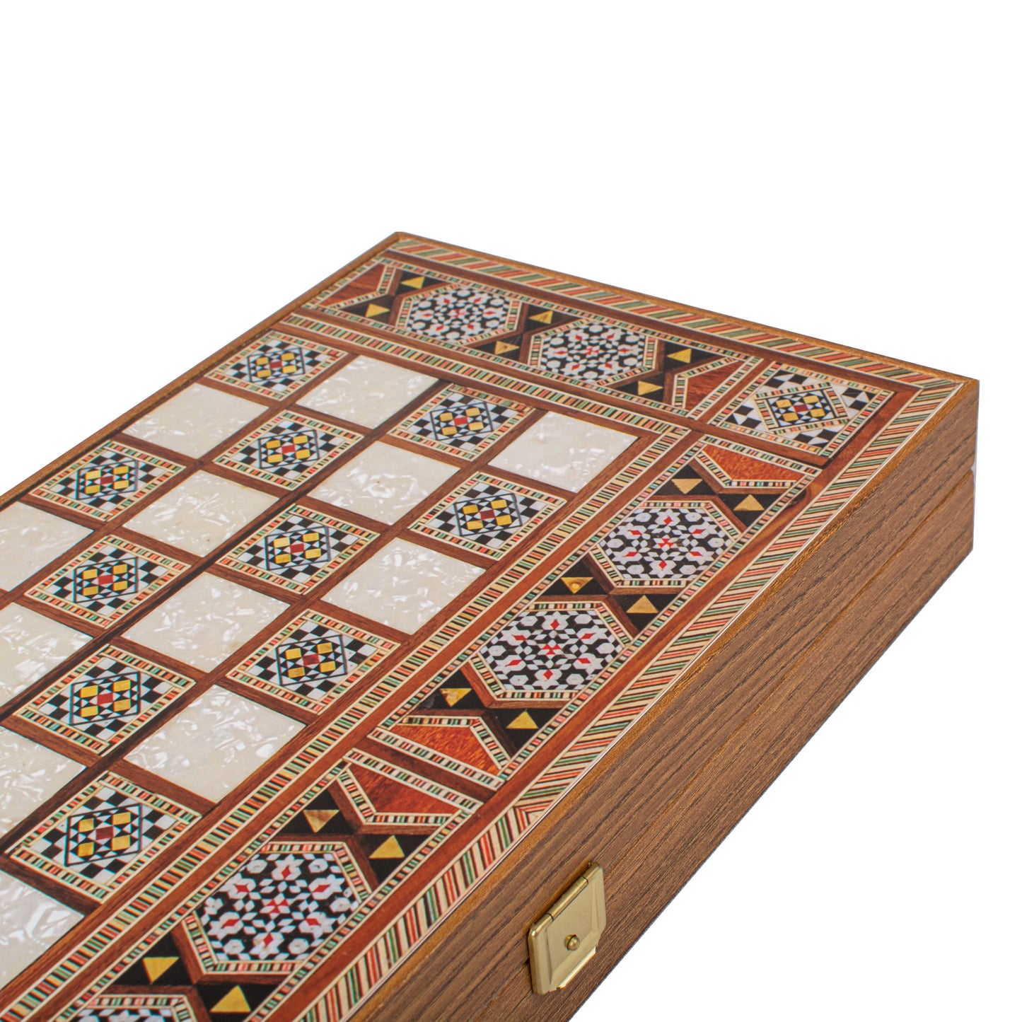Handcrafted Masaic Traditional Style Backgammon Set (4 Sizes)