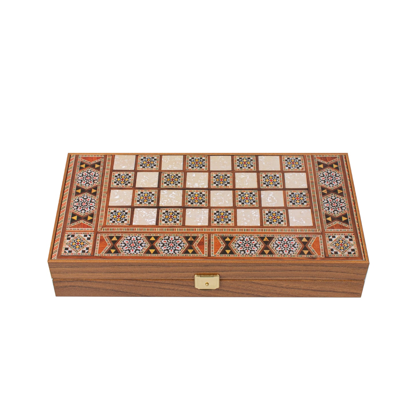 Handcrafted Masaic Traditional Style Backgammon Set (4 Sizes)