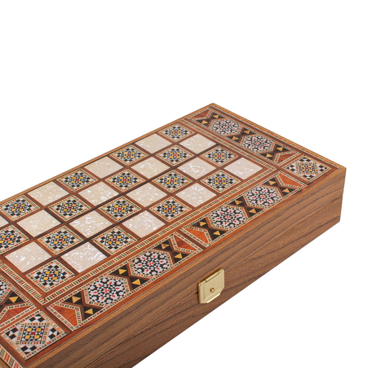 Handcrafted Masaic Traditional Style Backgammon Set (4 Sizes)