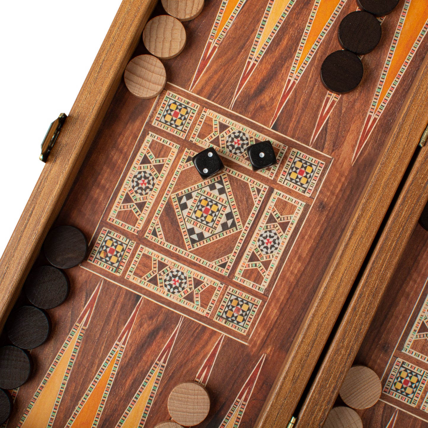 Handcrafted Masaic Traditional Style Backgammon Set (4 Sizes)