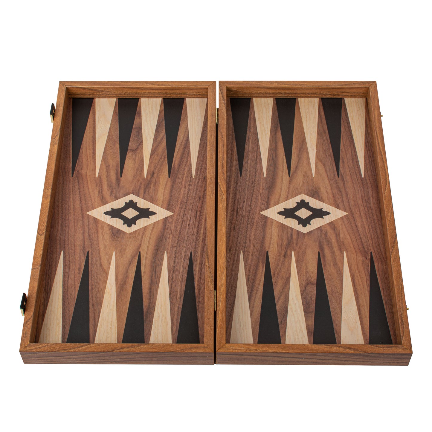 Handcrafted Walnut Replica Wood Backgammon Set (4 Sizes)