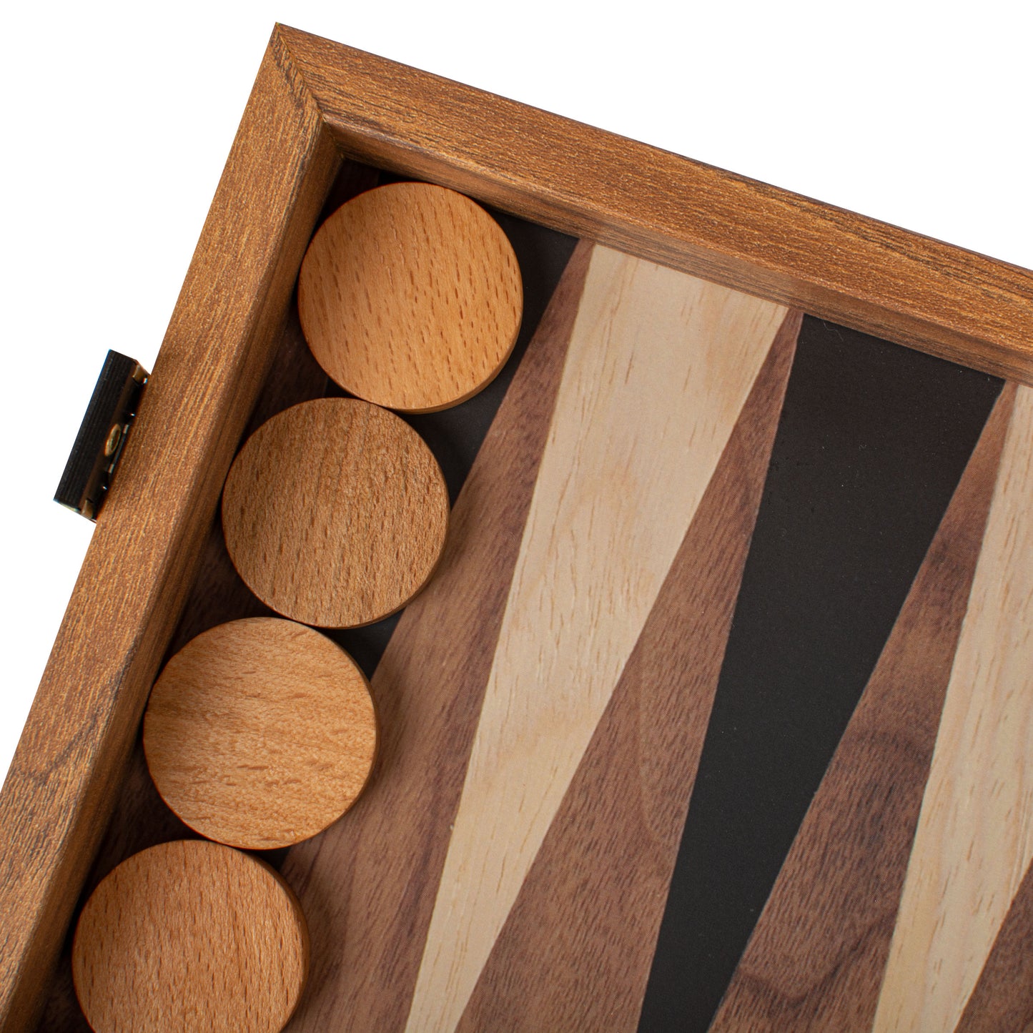 Handcrafted Walnut Replica Wood Backgammon Set (4 Sizes)