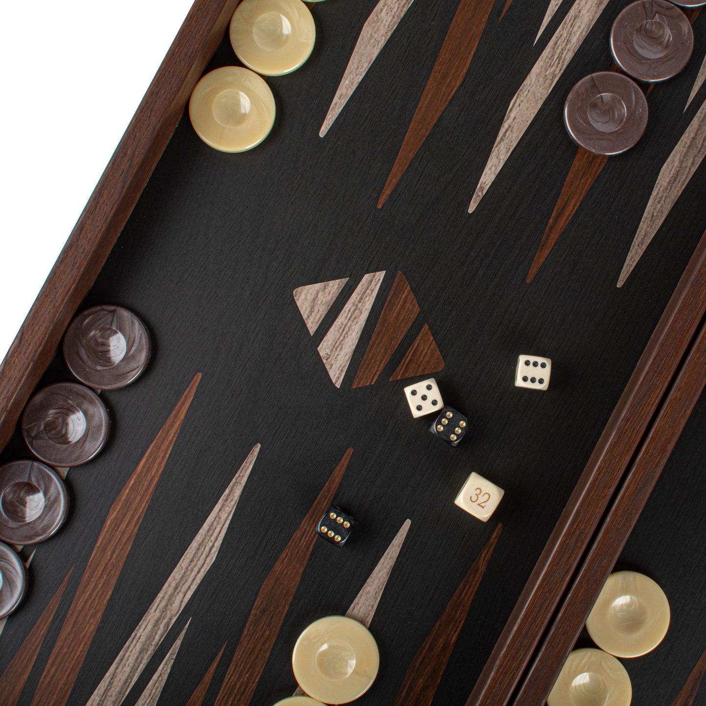 Handcrafted Minimalistic Wood Design Backgammon Set - Elegant Simplicity - Premium Backgammon from MANOPOULOS Chess & Backgammon - Just €79! Shop now at MANOPOULOS Chess & Backgammon