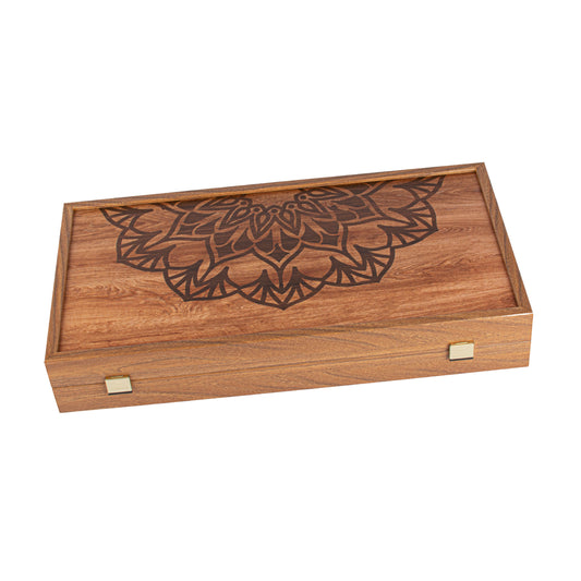 Handcrafted Traditional Mandala Backgammon Set - Contemporary Design