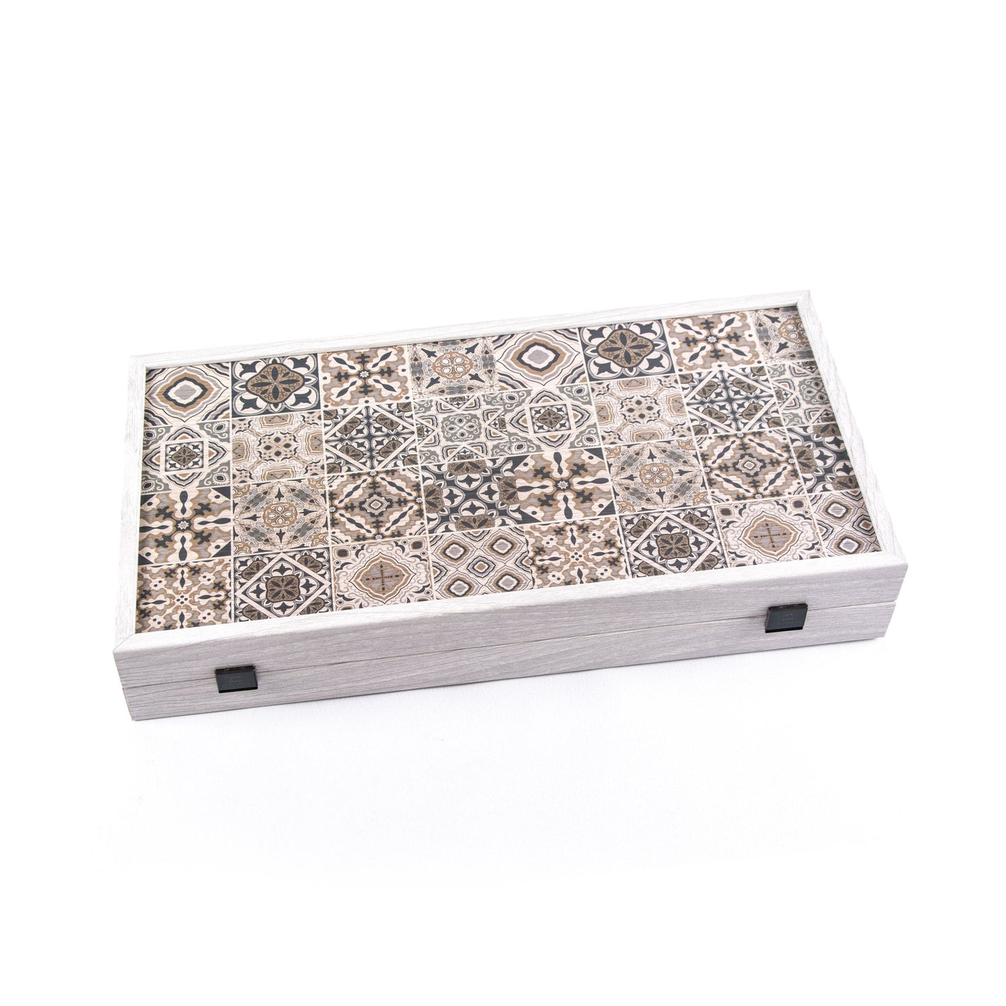 Moroccan Mosaic Art Backgammon Set - Bold and Vibrant Design - Premium Backgammon from MANOPOULOS Chess & Backgammon - Just €79! Shop now at MANOPOULOS Chess & Backgammon