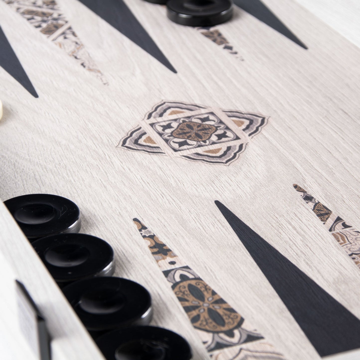 Moroccan Mosaic Art Backgammon Set - Bold and Vibrant Design - Premium Backgammon from MANOPOULOS Chess & Backgammon - Just €79! Shop now at MANOPOULOS Chess & Backgammon